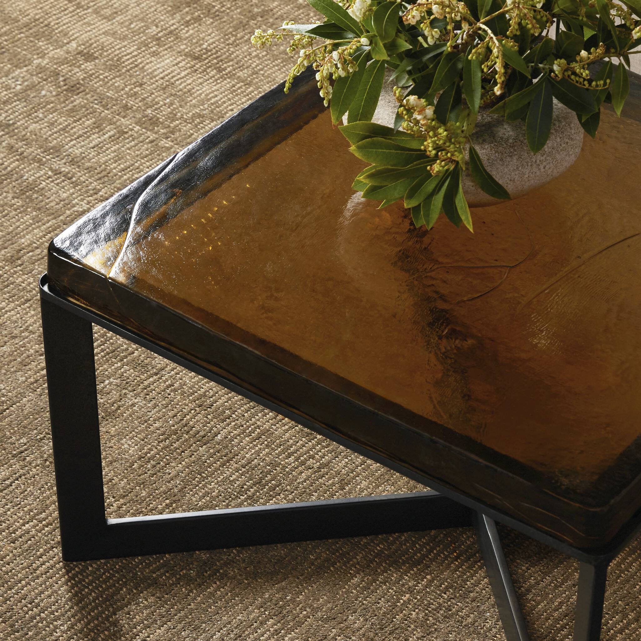 Lennie Cast Glass Bunching Table - Amber Cast Glass Coffee Tables Four Hands     Coffee Tables,https://www.oldbonesco.com,Mid Century Furniture, Furniture Sale, Old Bones Co, Mid Century Sale, Four Hands Furniture, Sale,Gus, Sale,Perigold Lennie Cast Glass Bunching Table - Amber Cast Glass Coffee Tables Sale, Perigold Sale Lennie Cast Glass Bunching Table - Amber Cast Glass,Lennie Cast Glass Bunching Table - Amber Cast Glass Lulu and Georgia,Burke Decor Sale Lennie Cast Glass Bunching Table - Amber Cast Gla