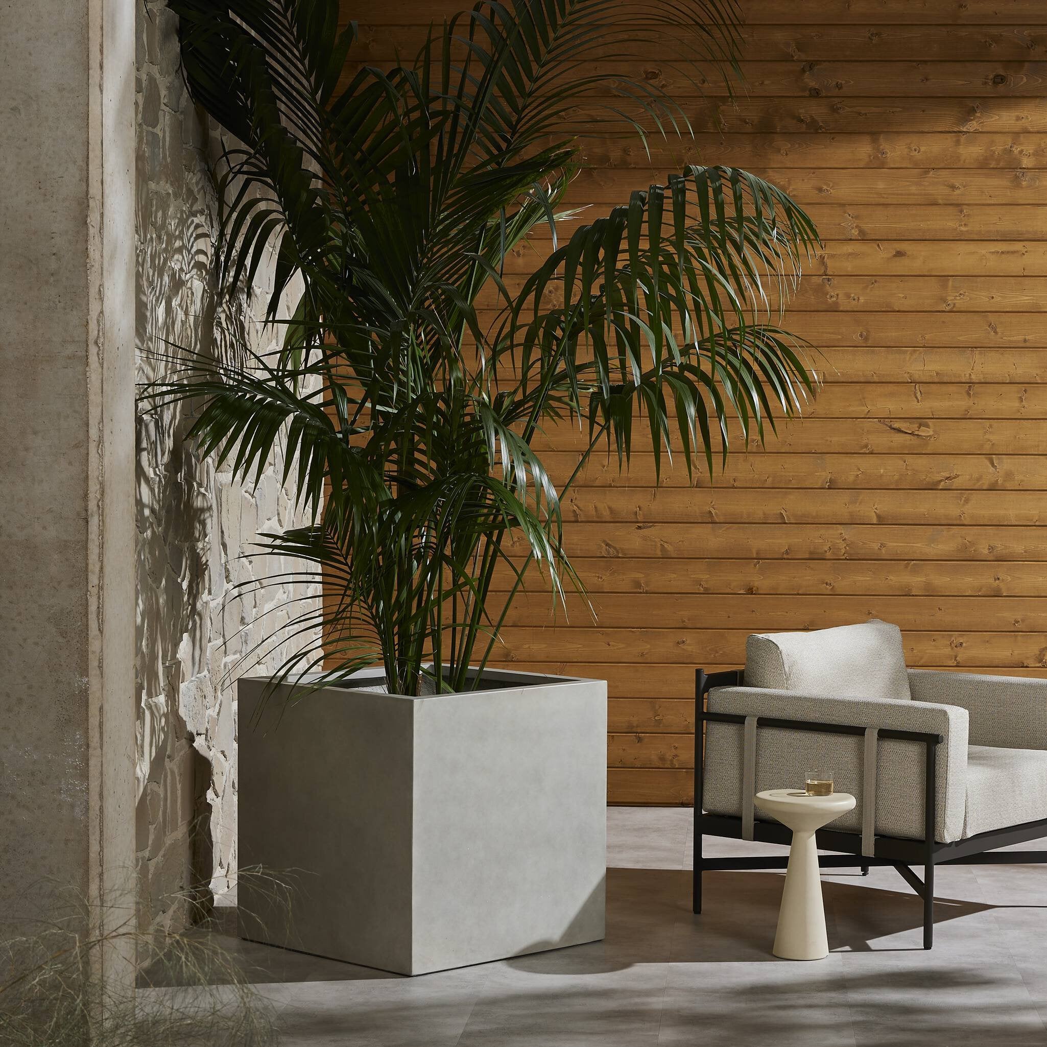 Kiro Planter - Natural Grey Concrete