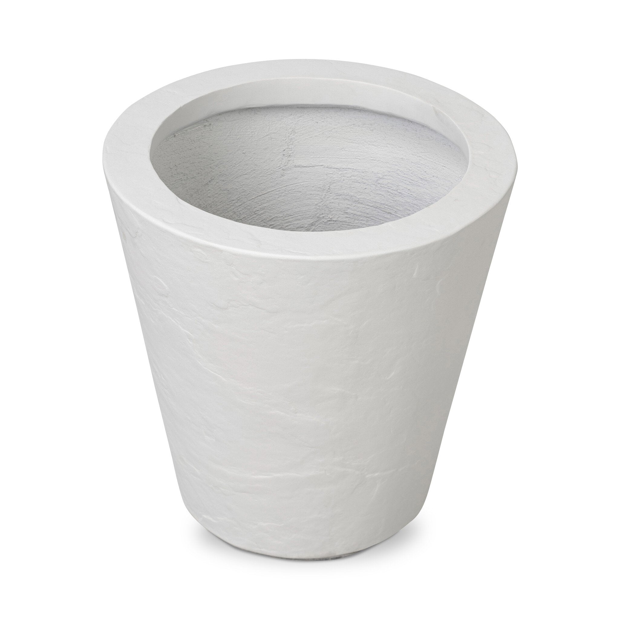 Suvi Planter - Textured White Concrete