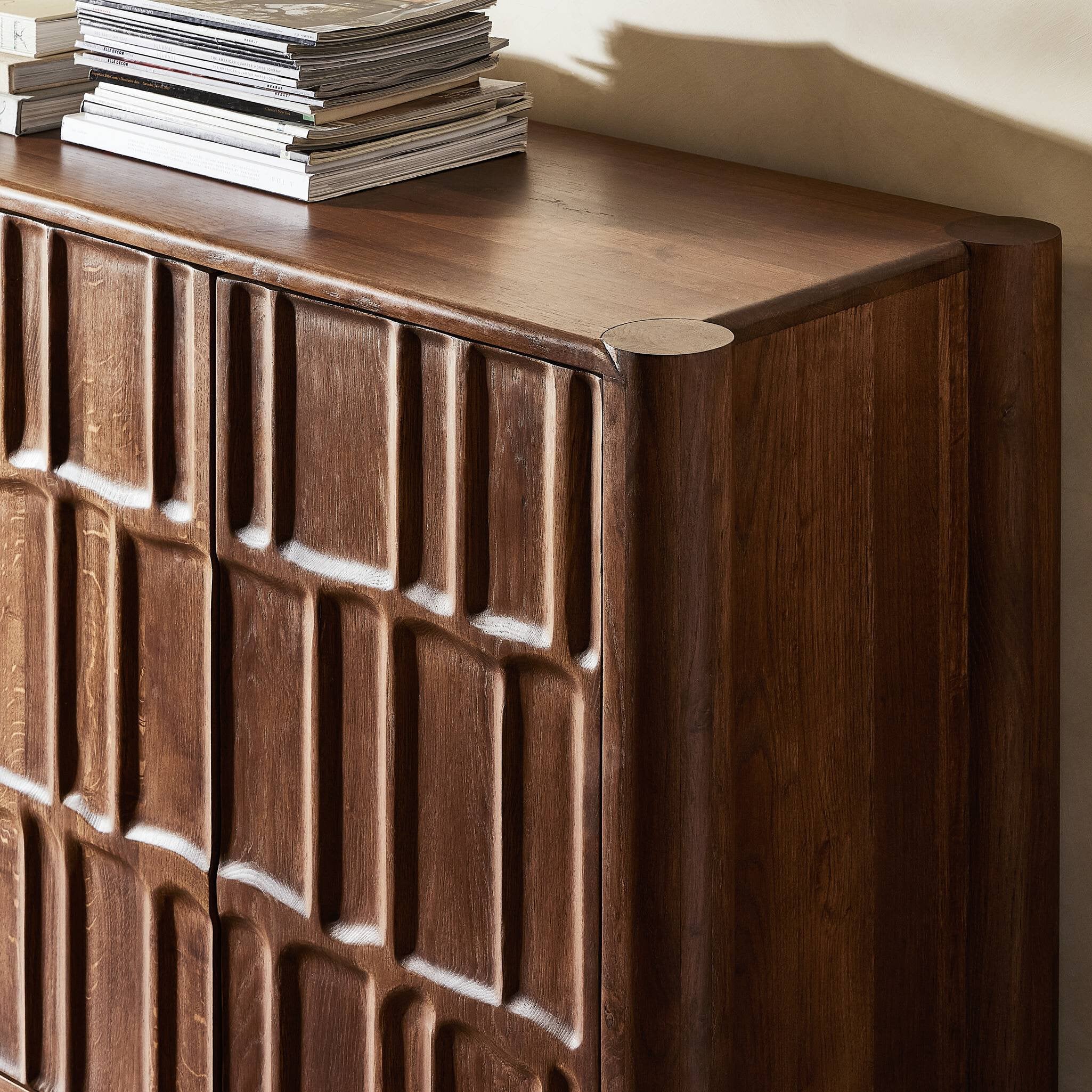 Ezri Sideboard - Cocoa Oak Sideboards Four Hands     Sideboards,https://www.oldbonesco.com,Mid Century Furniture, Furniture Sale, Old Bones Co, Mid Century Sale, Four Hands Furniture, Sale,Gus, Sale,Perigold Ezri Sideboard - Cocoa Oak Sideboards Sale, Perigold Sale Ezri Sideboard - Cocoa Oak,Ezri Sideboard - Cocoa Oak Lulu and Georgia,Burke Decor Sale Ezri Sideboard - Cocoa Oak, open box furniture,Open Box Ezri Sideboard - Cocoa Oak