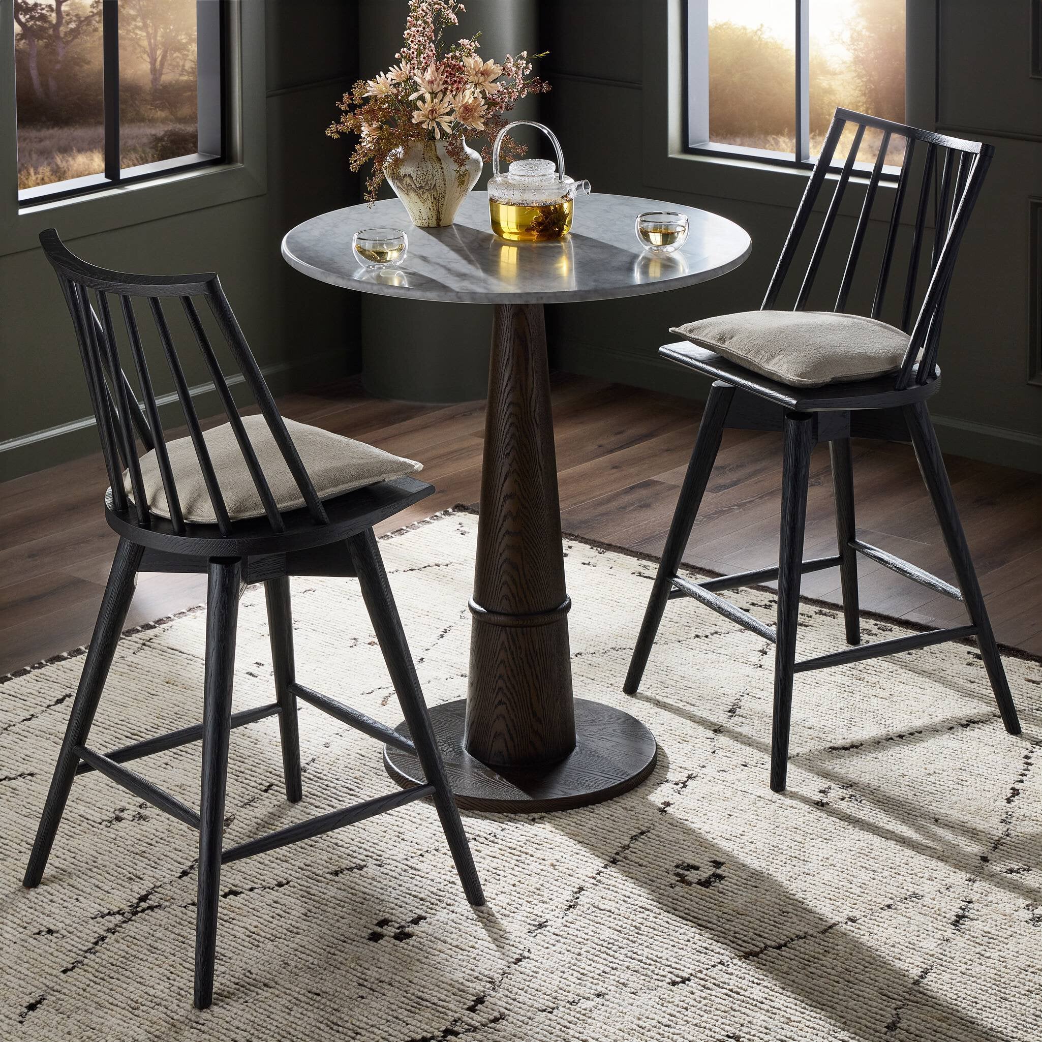 Lewis Swivel Counter Stool