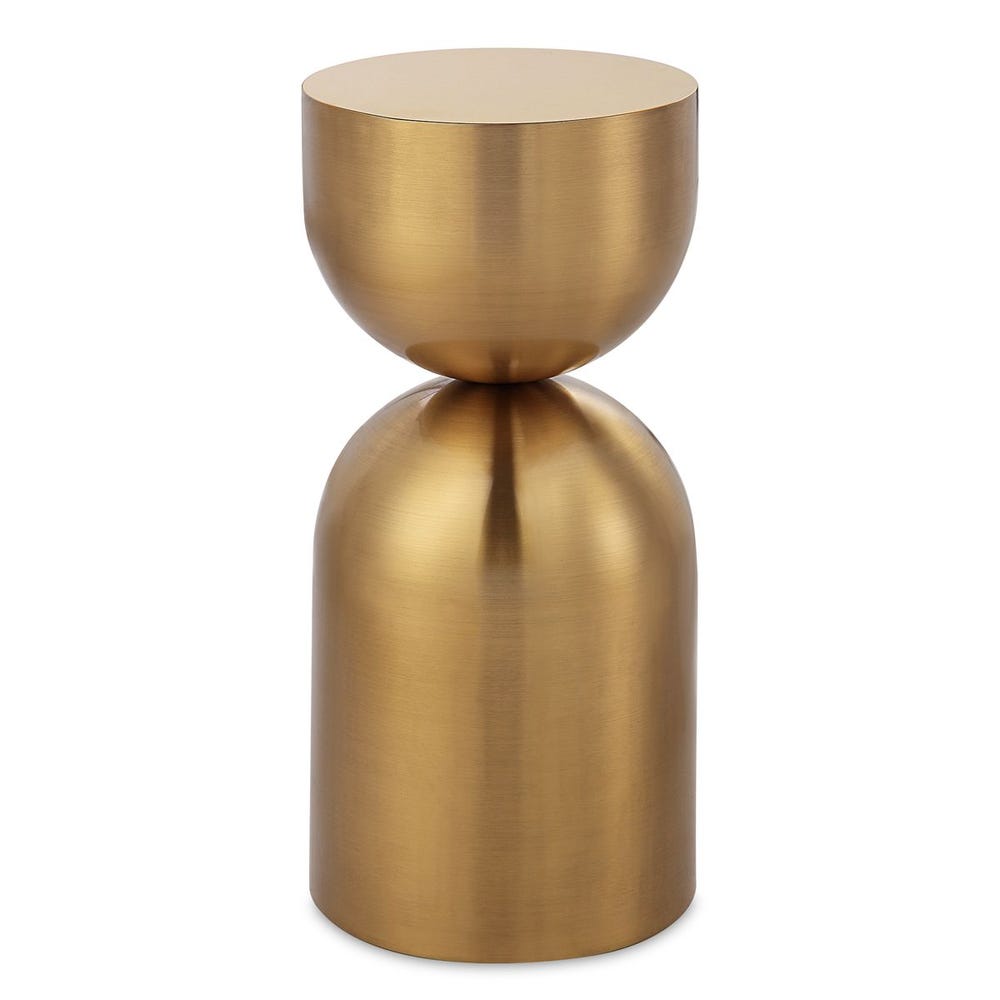 Uttermost Golden Vessel Modern Accent Table