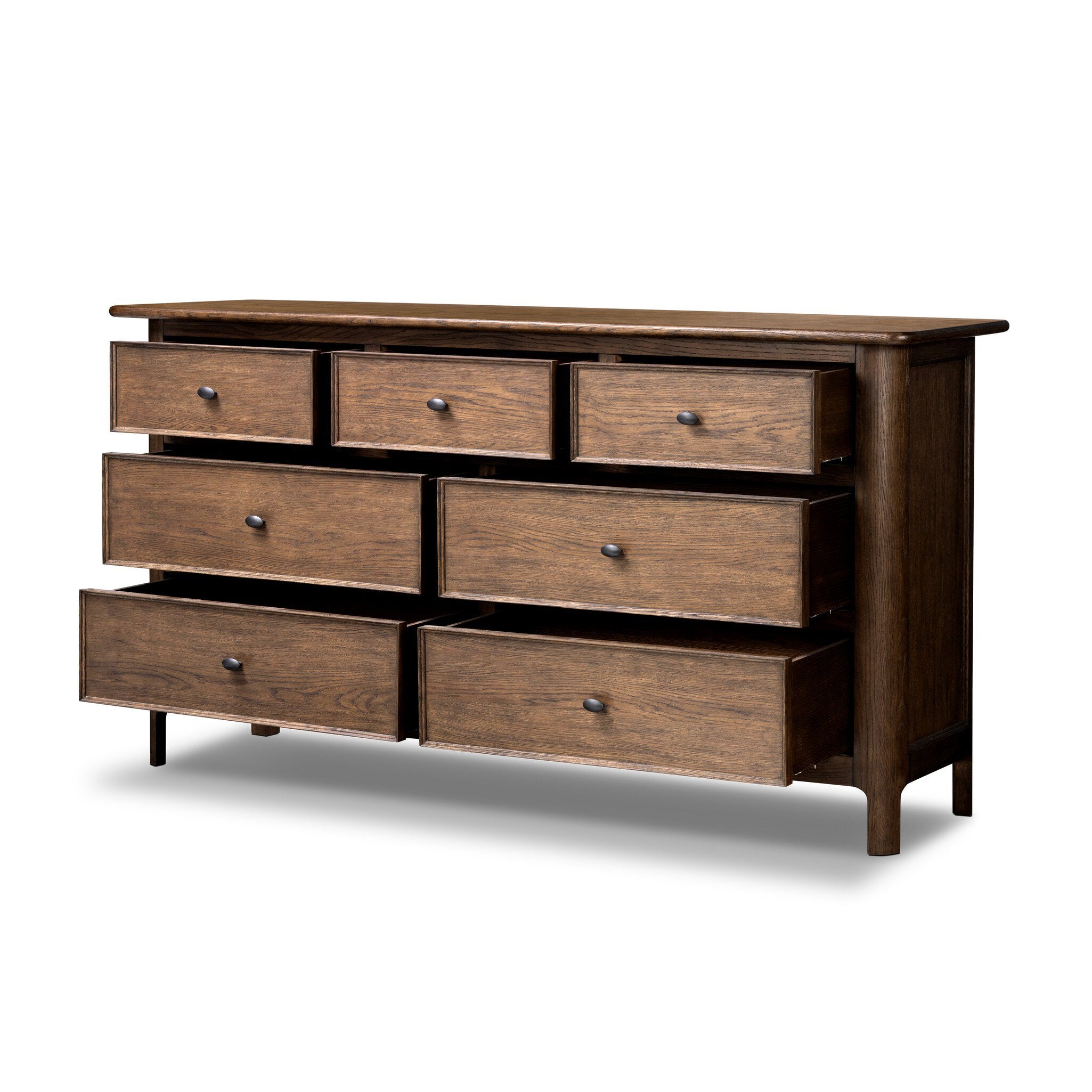 Russ Dresser - Aged Oak Veneer Dressers Four Hands Dressers,https://www.oldbonesco.com,Mid Century Furniture, Furniture Sale, Old Bones Co, Mid Century Sale, Four Hands Furniture, Sale,Gus, Sale,Perigold Russ Dresser - Aged Oak Veneer Dressers Sale, Perigold Sale Russ Dresser - Aged Oak Veneer,Russ Dresser - Aged Oak Veneer Lulu and Georgia,Burke Decor Sale Russ Dresser - Aged Oak Veneer, open box furniture,Open Box Russ Dresser - Aged Oak Veneer