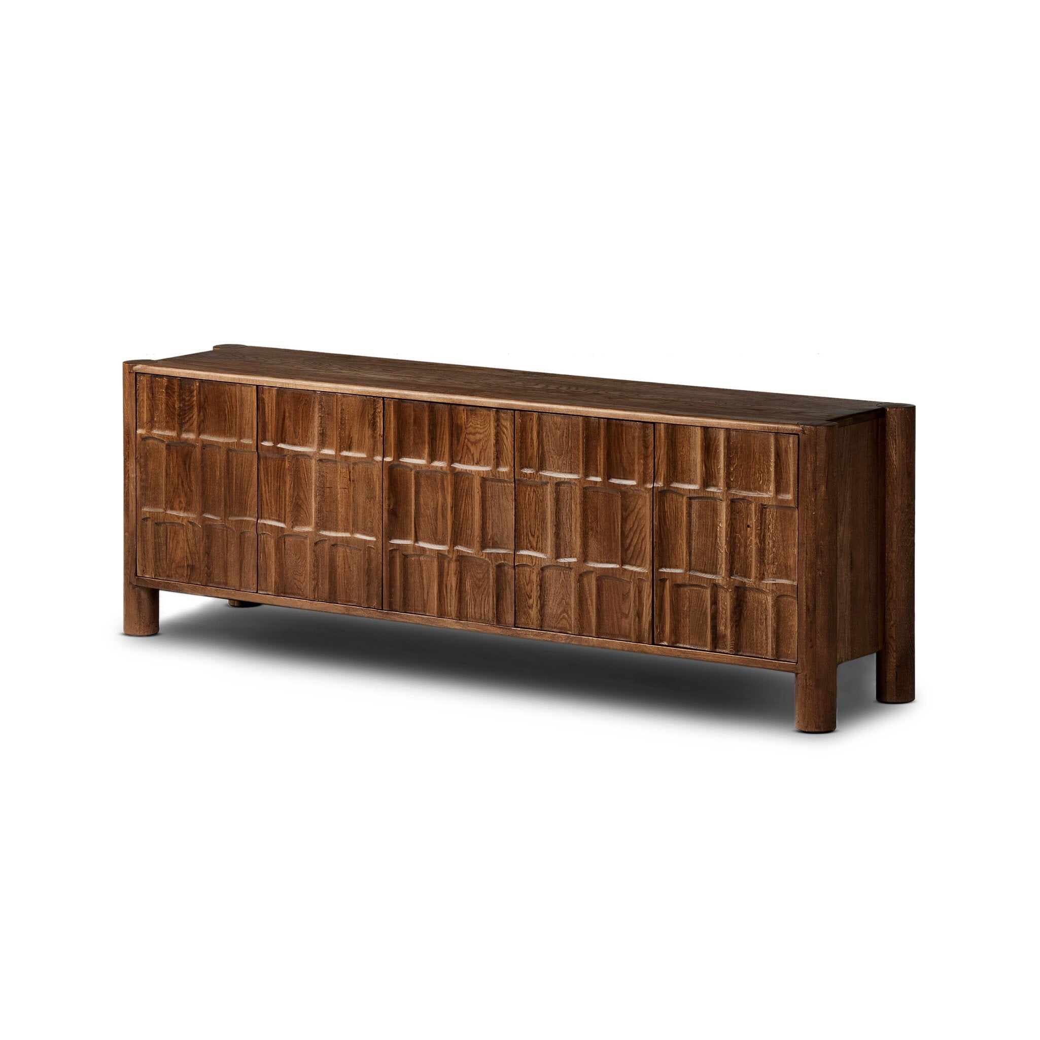 Ezri Media Console - Cocoa Oak Media Consoles Four Hands Media Consoles,https://www.oldbonesco.com,Mid Century Furniture, Furniture Sale, Old Bones Co, Mid Century Sale, Four Hands Furniture, Sale,Gus, Sale,Perigold Ezri Media Console - Cocoa Oak Media Consoles Sale, Perigold Sale Ezri Media Console - Cocoa Oak,Ezri Media Console - Cocoa Oak Lulu and Georgia,Burke Decor Sale Ezri Media Console - Cocoa Oak, open box furniture,Open Box Ezri Media Console - Cocoa Oak