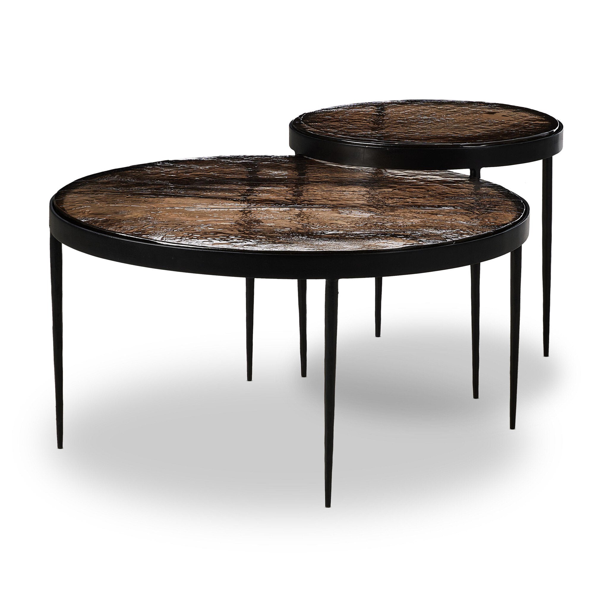 Yoko Nesting Table - Smoked Brown Cast Glass Tables Four Hands Tables,https://www.oldbonesco.com,Mid Century Furniture, Furniture Sale, Old Bones Co, Mid Century Sale, Four Hands Furniture, Sale,Gus, Sale,Perigold Yoko Nesting Table - Smoked Brown Cast Glass Tables Sale, Perigold Sale Yoko Nesting Table - Smoked Brown Cast Glass,Yoko Nesting Table - Smoked Brown Cast Glass Lulu and Georgia,Burke Decor Sale Yoko Nesting Table - Smoked Brown Cast Glass, open box furniture,Open Box Yoko Nesting Table - Smo