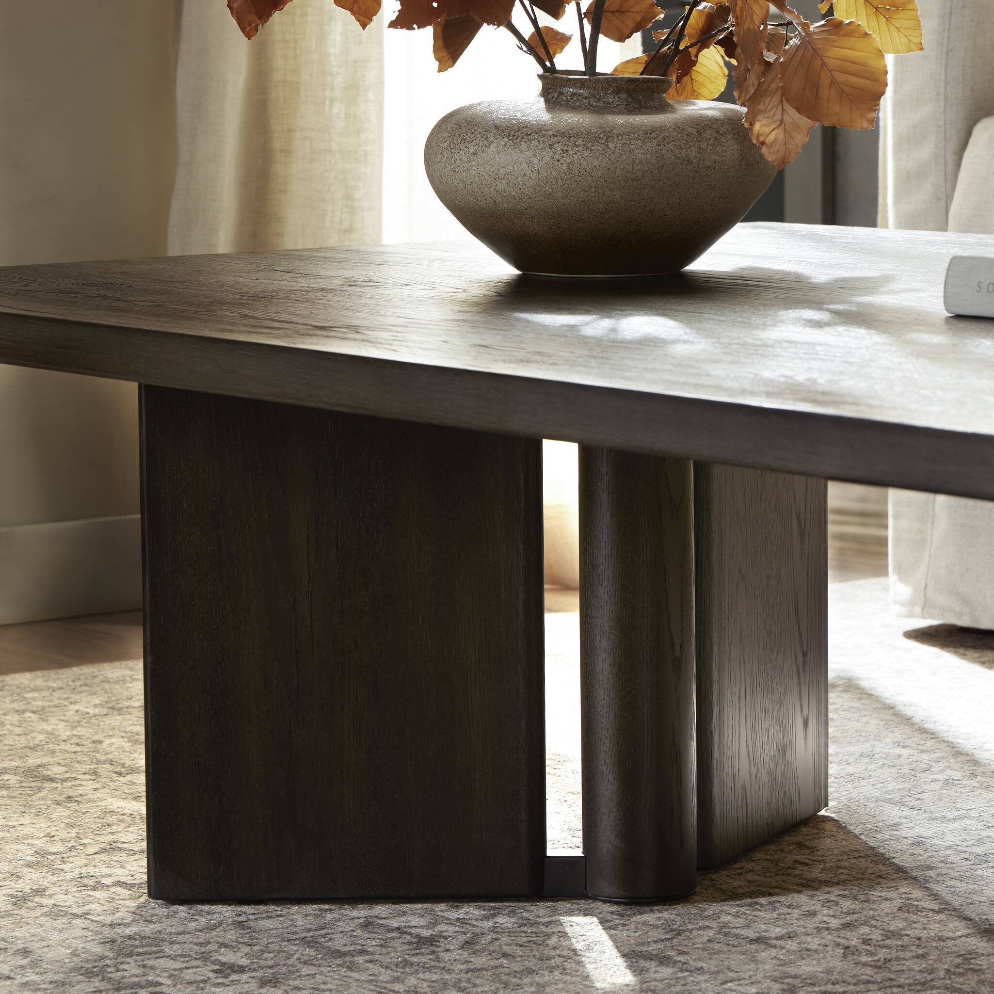 Huxley Coffee Table - Smoked Black Veneer Coffee Tables Four Hands     Coffee Tables,https://www.oldbonesco.com,Mid Century Furniture, Furniture Sale, Old Bones Co, Mid Century Sale, Four Hands Furniture, Sale,Gus, Sale,Perigold Huxley Coffee Table - Smoked Black Veneer Coffee Tables Sale, Perigold Sale Huxley Coffee Table - Smoked Black Veneer,Huxley Coffee Table - Smoked Black Veneer Lulu and Georgia,Burke Decor Sale Huxley Coffee Table - Smoked Black Veneer, open box furniture,Open Box Huxley Coffee Tabl