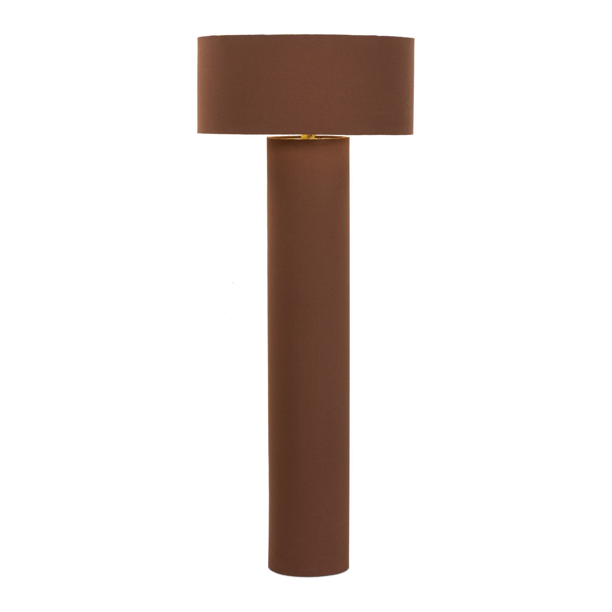 Hensley Floor Lamp - Antique Brass Iron