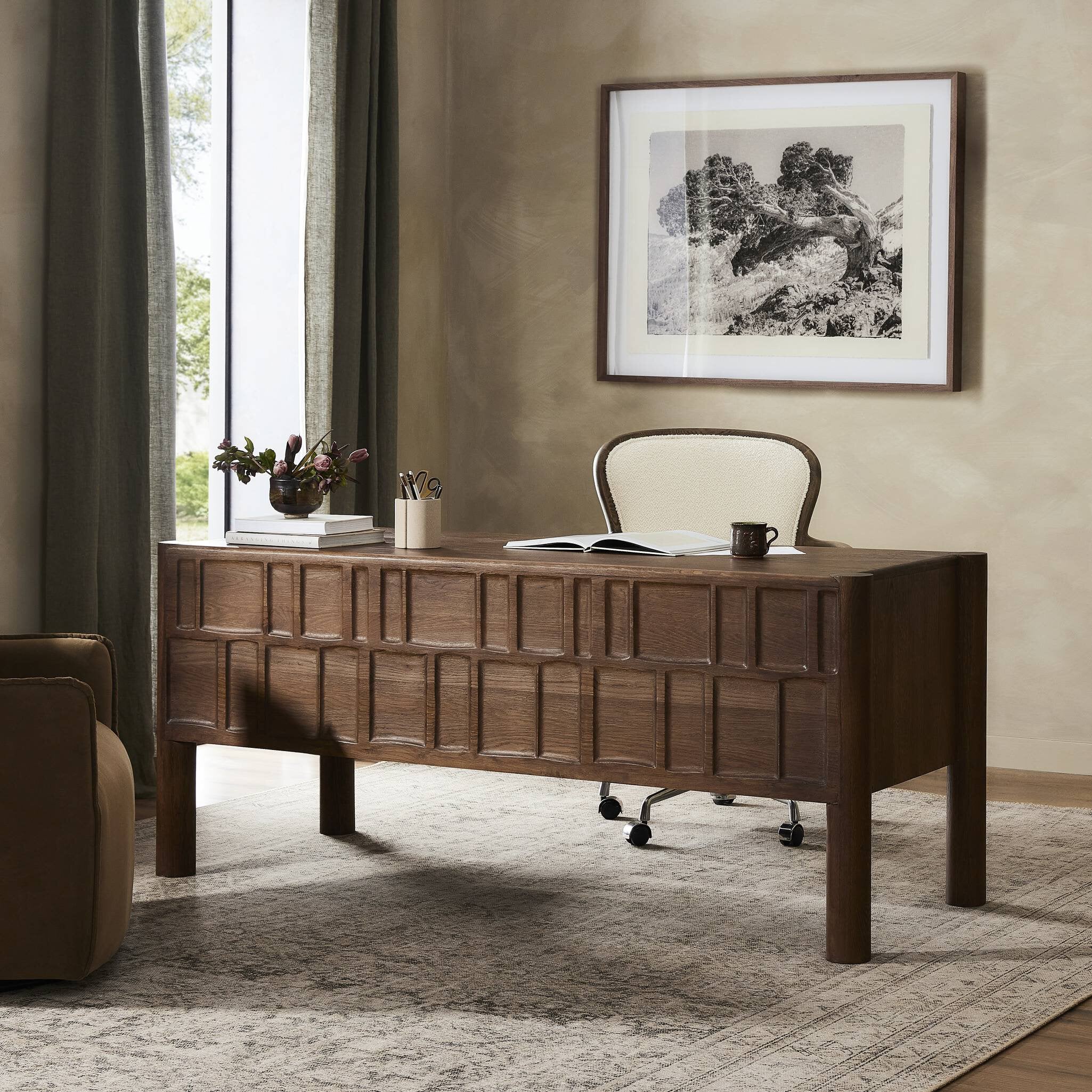 Ezri Desk Desks Four Hands , Black Friday Sale Four Hands Furniture Sale, Old Bones Co, Mid Century Furniture Sale, Four Hands Furniture, Black Friday Sale Ezri Desk,Gus Sale, Perigold Ezri Desk Desks Black Friday Sale , Perigold Sale Ezri Desk,Ezri Desk Lulu and Georgia, Burke Decor Sale Ezri Desk, www.oldbonesco.com