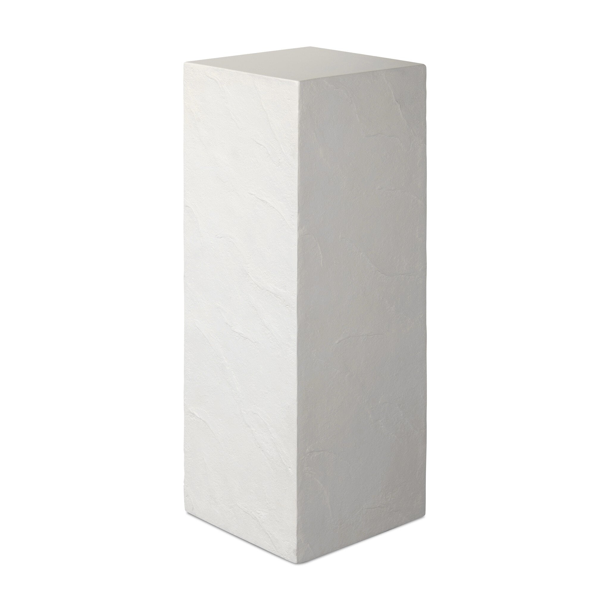 Corian Outdoor Pedestal - Plaster Molded Concrete