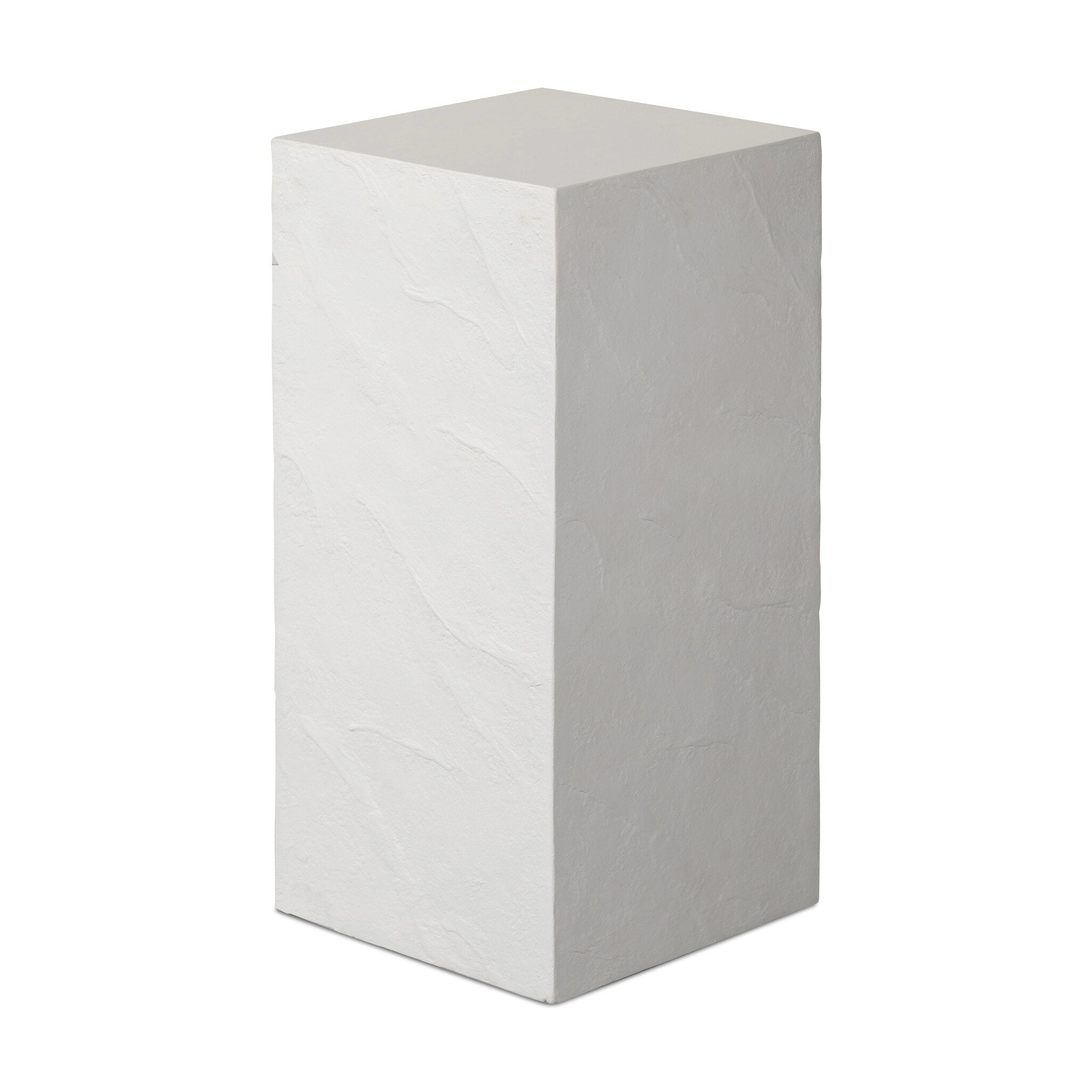 Corian Outdoor Pedestal - Plaster Molded Concrete