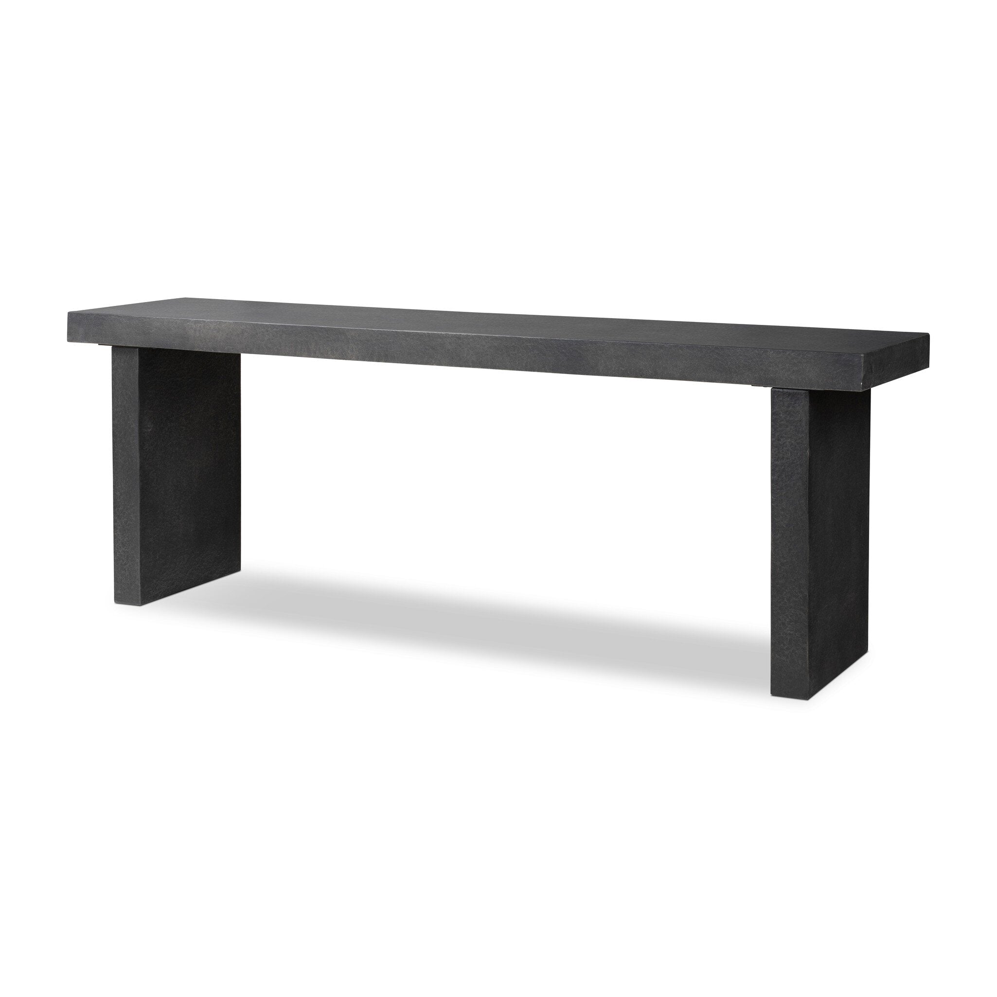 Huesca Outdoor Console Table - Distressed Graphite Concrete Outdoor Tables & Storage Four Hands Outdoor Tables & Storage,https://www.oldbonesco.com,Mid Century Furniture, Furniture Sale, Old Bones Co, Mid Century Sale, Four Hands Furniture, Sale,Gus, Sale,Perigold Huesca Outdoor Console Table - Distressed Graphite Concrete Outdoor Tables & Storage Sale, Perigold Sale Huesca Outdoor Console Table - Distressed Graphite Concrete,Huesca Outdoor Console Table - Distressed Graphite Concrete Lulu and Georgia,B