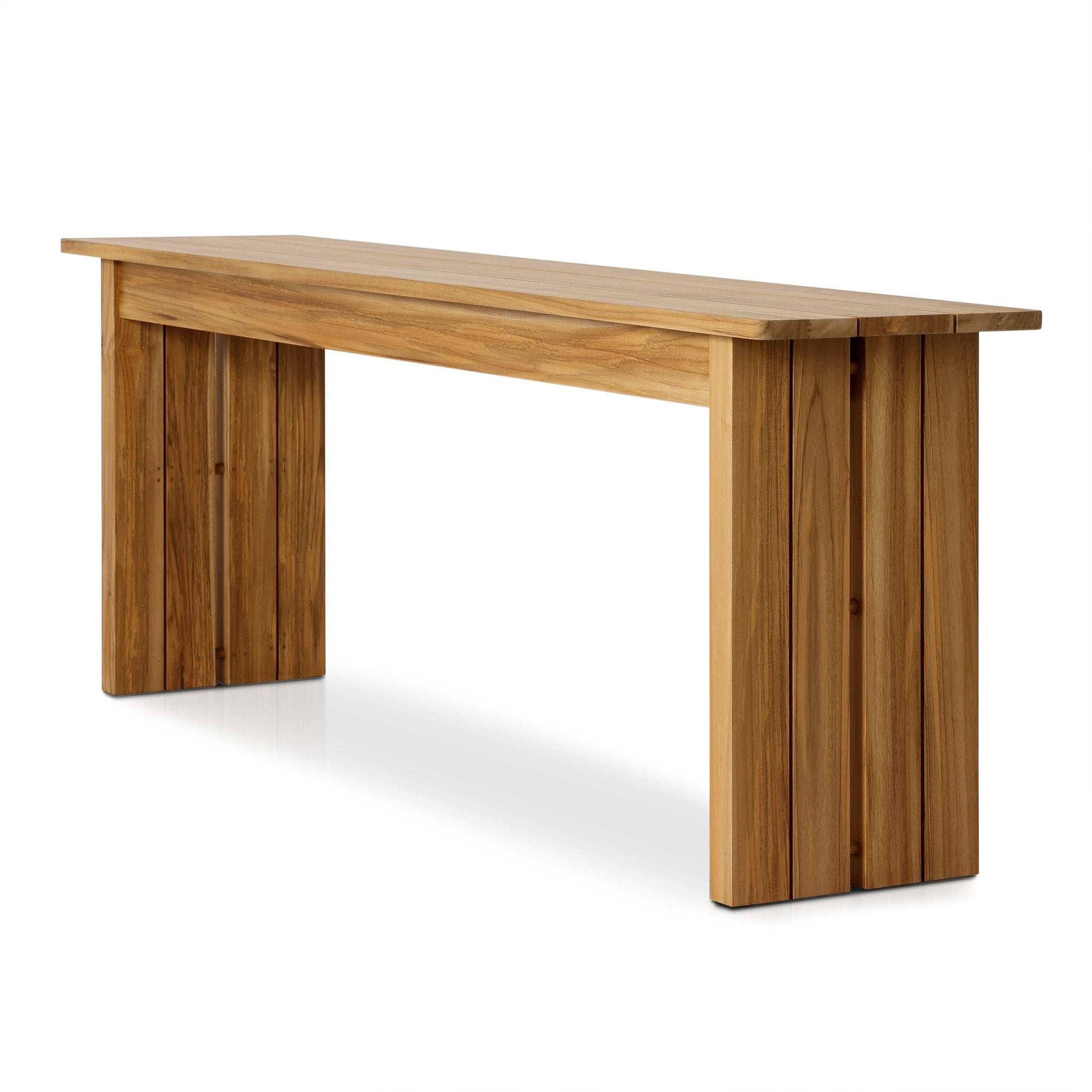 Chapman Outdoor Console Table - Natural Teak-FSC Outdoor Tables & Storage Four Hands Outdoor Tables & Storage,https://www.oldbonesco.com,Mid Century Furniture, Furniture Sale, Old Bones Co, Mid Century Sale, Four Hands Furniture, Sale,Gus, Sale,Perigold Chapman Outdoor Console Table - Natural Teak-FSC Outdoor Tables & Storage Sale, Perigold Sale Chapman Outdoor Console Table - Natural Teak-FSC,Chapman Outdoor Console Table - Natural Teak-FSC Lulu and Georgia,Burke Decor Sale Chapman Outdoor Console Tabl
