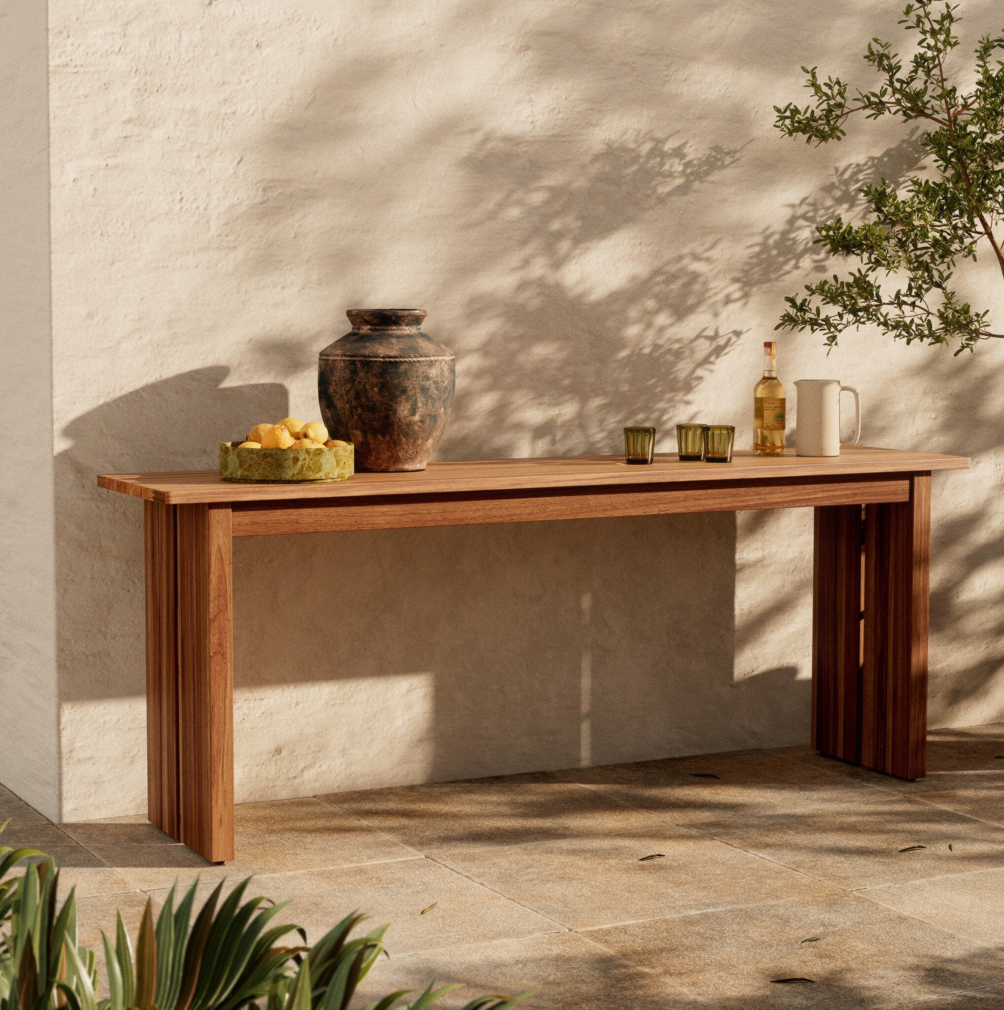 Chapman Outdoor Console Table - Natural Teak-FSC Outdoor Tables & Storage Four Hands Outdoor Tables & Storage,https://www.oldbonesco.com,Mid Century Furniture, Furniture Sale, Old Bones Co, Mid Century Sale, Four Hands Furniture, Sale,Gus, Sale,Perigold Chapman Outdoor Console Table - Natural Teak-FSC Outdoor Tables & Storage Sale, Perigold Sale Chapman Outdoor Console Table - Natural Teak-FSC,Chapman Outdoor Console Table - Natural Teak-FSC Lulu and Georgia,Burke Decor Sale Chapman Outdoor Console Tabl