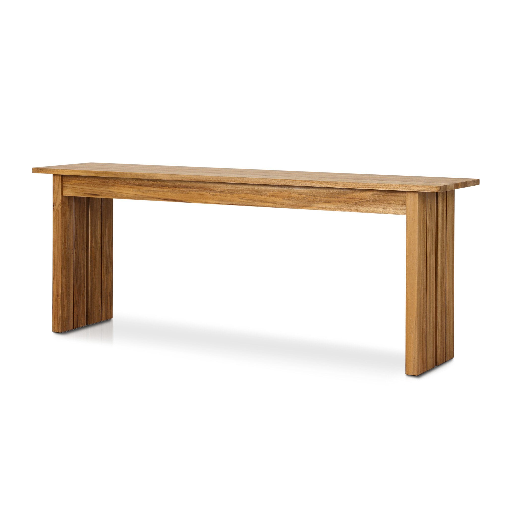 Chapman Outdoor Console Table - Natural Teak-FSC Outdoor Tables & Storage Four Hands Outdoor Tables & Storage,https://www.oldbonesco.com,Mid Century Furniture, Furniture Sale, Old Bones Co, Mid Century Sale, Four Hands Furniture, Sale,Gus, Sale,Perigold Chapman Outdoor Console Table - Natural Teak-FSC Outdoor Tables & Storage Sale, Perigold Sale Chapman Outdoor Console Table - Natural Teak-FSC,Chapman Outdoor Console Table - Natural Teak-FSC Lulu and Georgia,Burke Decor Sale Chapman Outdoor Console Tabl