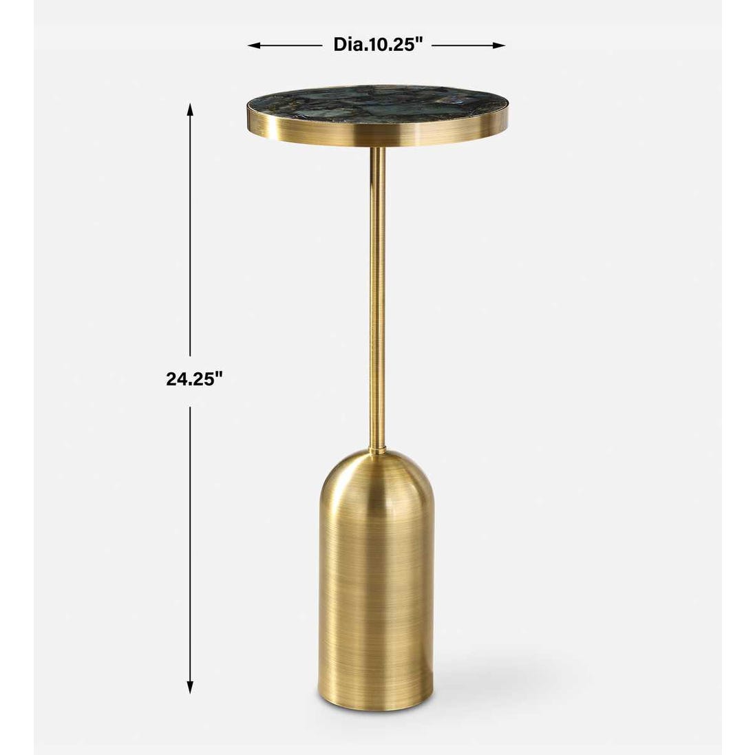 Uttermost Pascal Brass Drink Table