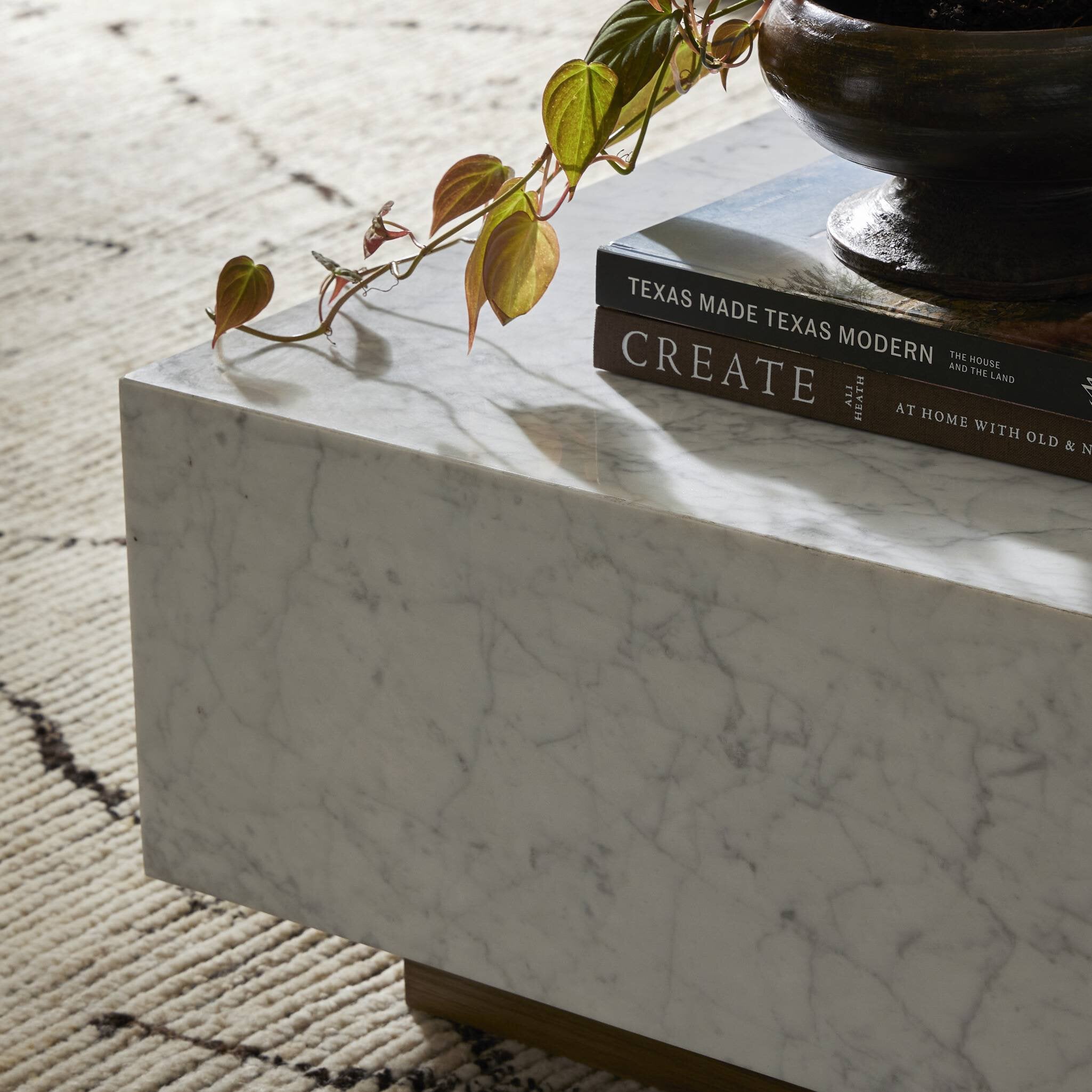 Masera Marble Coffee Table - White Carrara Marble Coffee Tables Four Hands     Coffee Tables,https://www.oldbonesco.com,Mid Century Furniture, Furniture Sale, Old Bones Co, Mid Century Sale, Four Hands Furniture, Sale,Gus, Sale,Perigold Masera Marble Coffee Table - White Carrara Marble Coffee Tables Sale, Perigold Sale Masera Marble Coffee Table - White Carrara Marble,Masera Marble Coffee Table - White Carrara Marble Lulu and Georgia,Burke Decor Sale Masera Marble Coffee Table - White Carrara Marble, open b