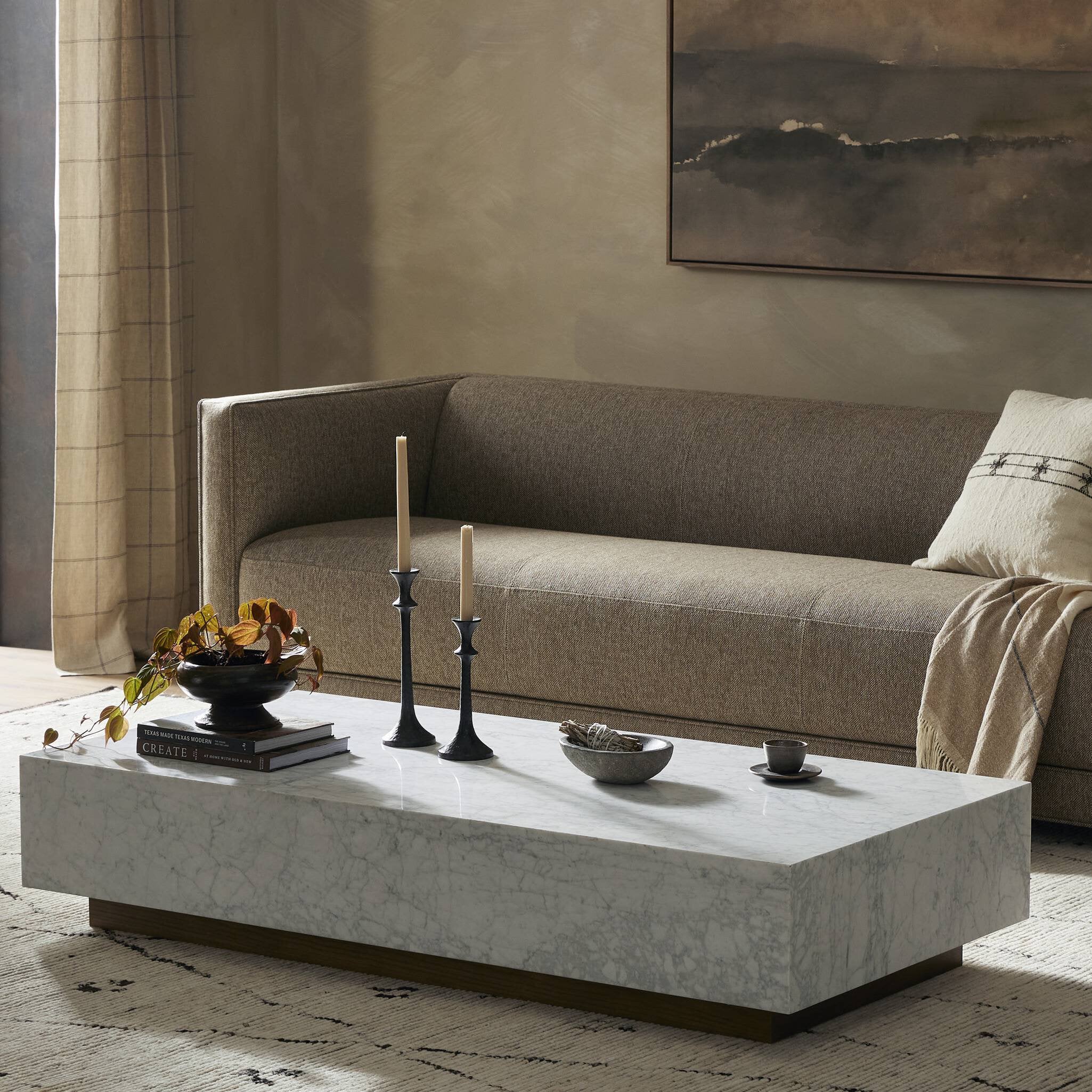 Masera Marble Coffee Table - White Carrara Marble Coffee Tables Four Hands     Coffee Tables,https://www.oldbonesco.com,Mid Century Furniture, Furniture Sale, Old Bones Co, Mid Century Sale, Four Hands Furniture, Sale,Gus, Sale,Perigold Masera Marble Coffee Table - White Carrara Marble Coffee Tables Sale, Perigold Sale Masera Marble Coffee Table - White Carrara Marble,Masera Marble Coffee Table - White Carrara Marble Lulu and Georgia,Burke Decor Sale Masera Marble Coffee Table - White Carrara Marble, open b