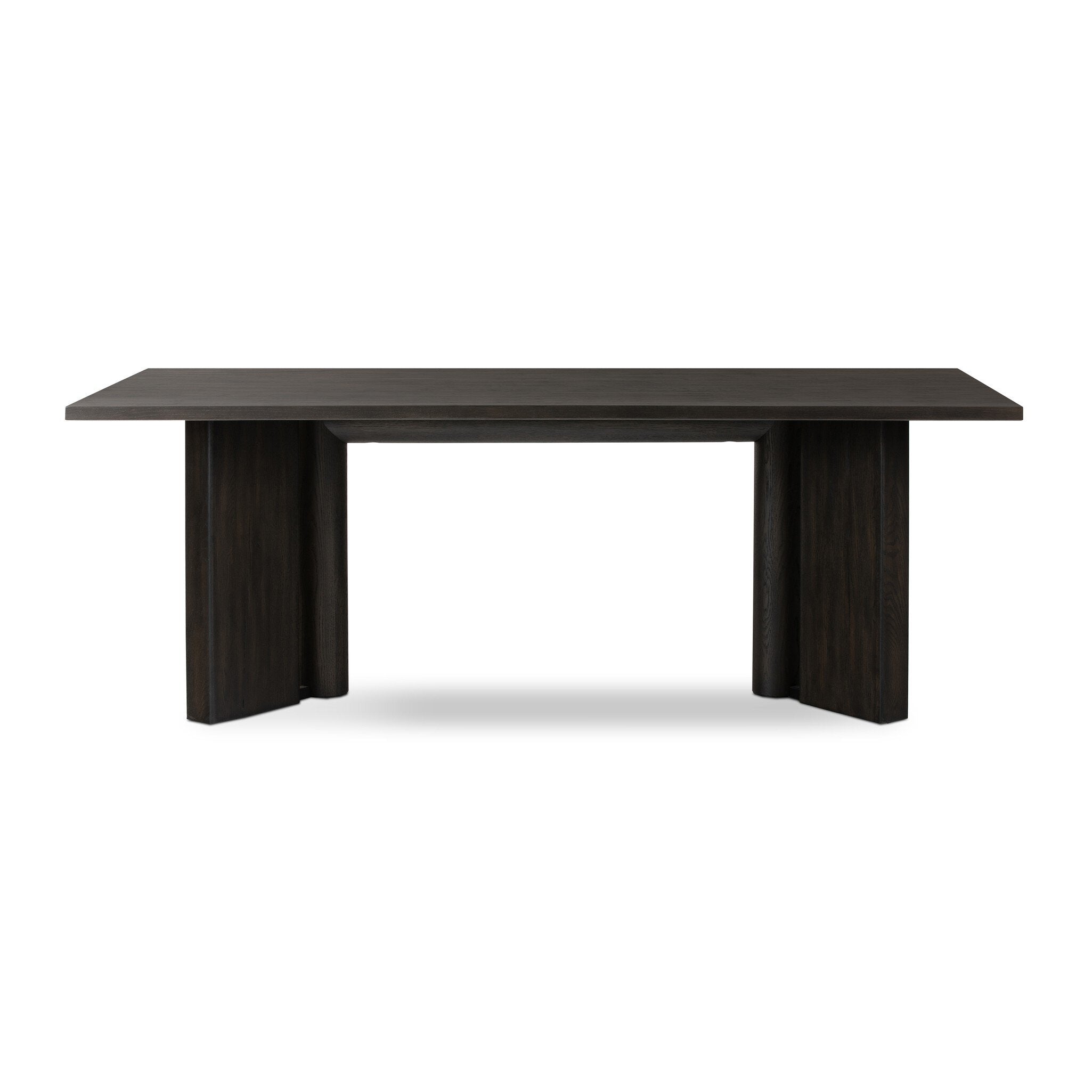 Huxley Dining Table - Smoked Black Veneer Dining & Kitchen Tables Four Hands 84" Dining & Kitchen Tables,https://www.oldbonesco.com,Mid Century Furniture, Furniture Sale, Old Bones Co, Mid Century Sale, Four Hands Furniture, Sale,Gus, Sale,Perigold Huxley Dining Table - Smoked Black Veneer Dining & Kitchen Tables Sale, Perigold Sale Huxley Dining Table - Smoked Black Veneer,Huxley Dining Table - Smoked Black Veneer Lulu and Georgia,Burke Decor Sale Huxley Dining Table - Smoked Black Veneer, open box furn