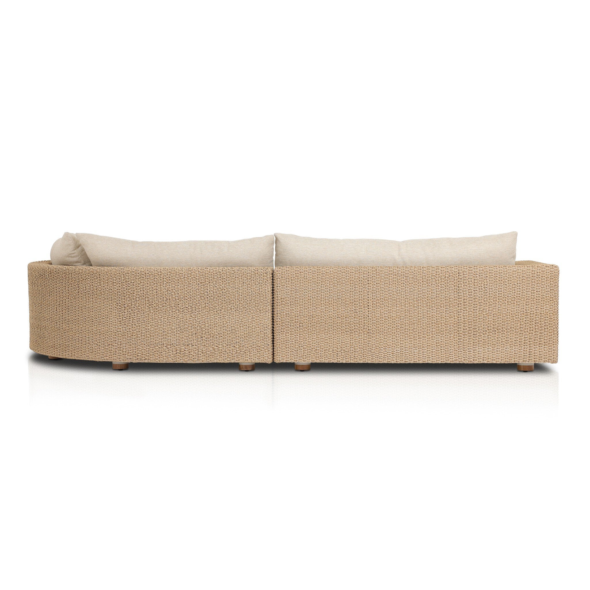 Sylvan Outdoor 2-Piece Sectional with Chaise