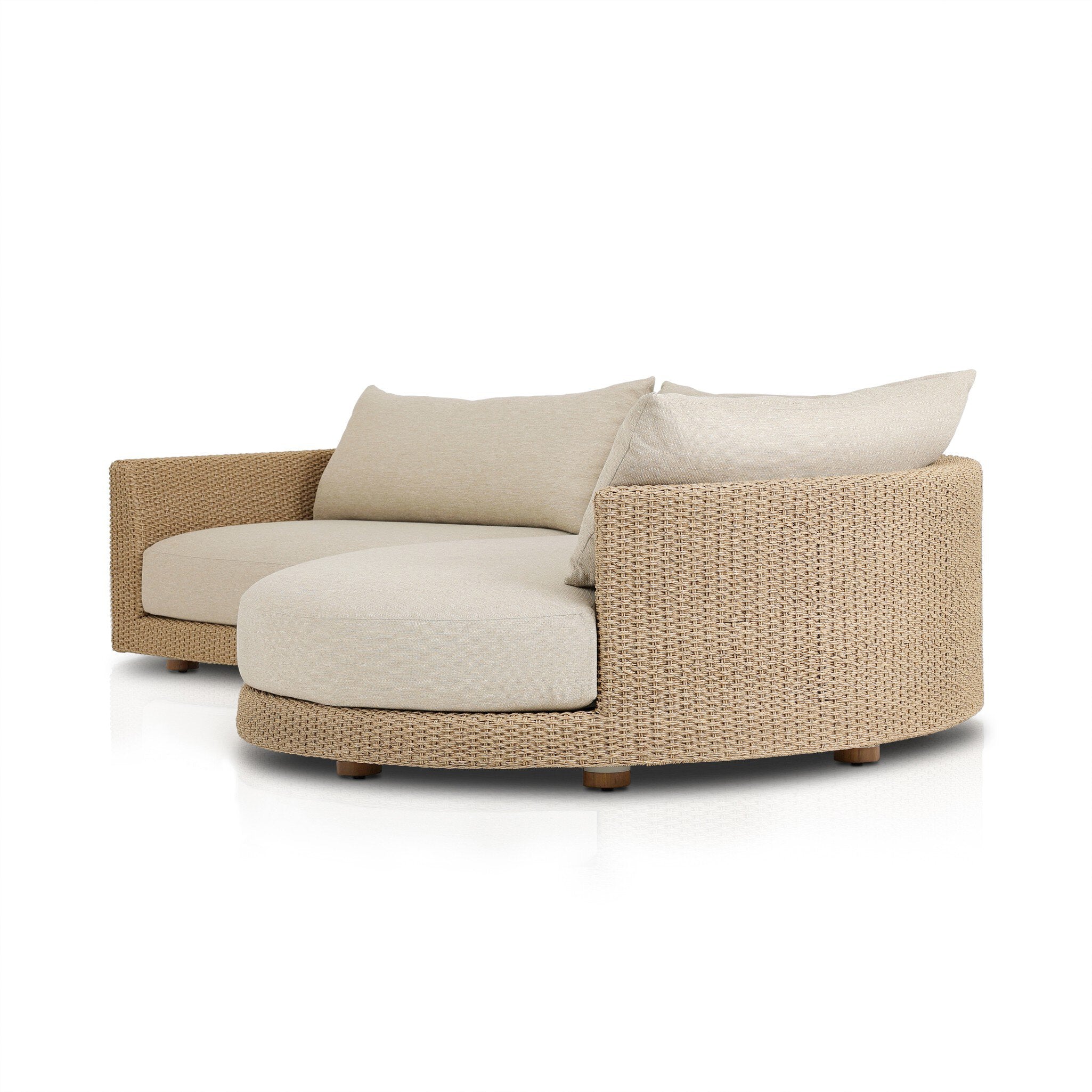 Sylvan Outdoor 2-Piece Sectional with Chaise