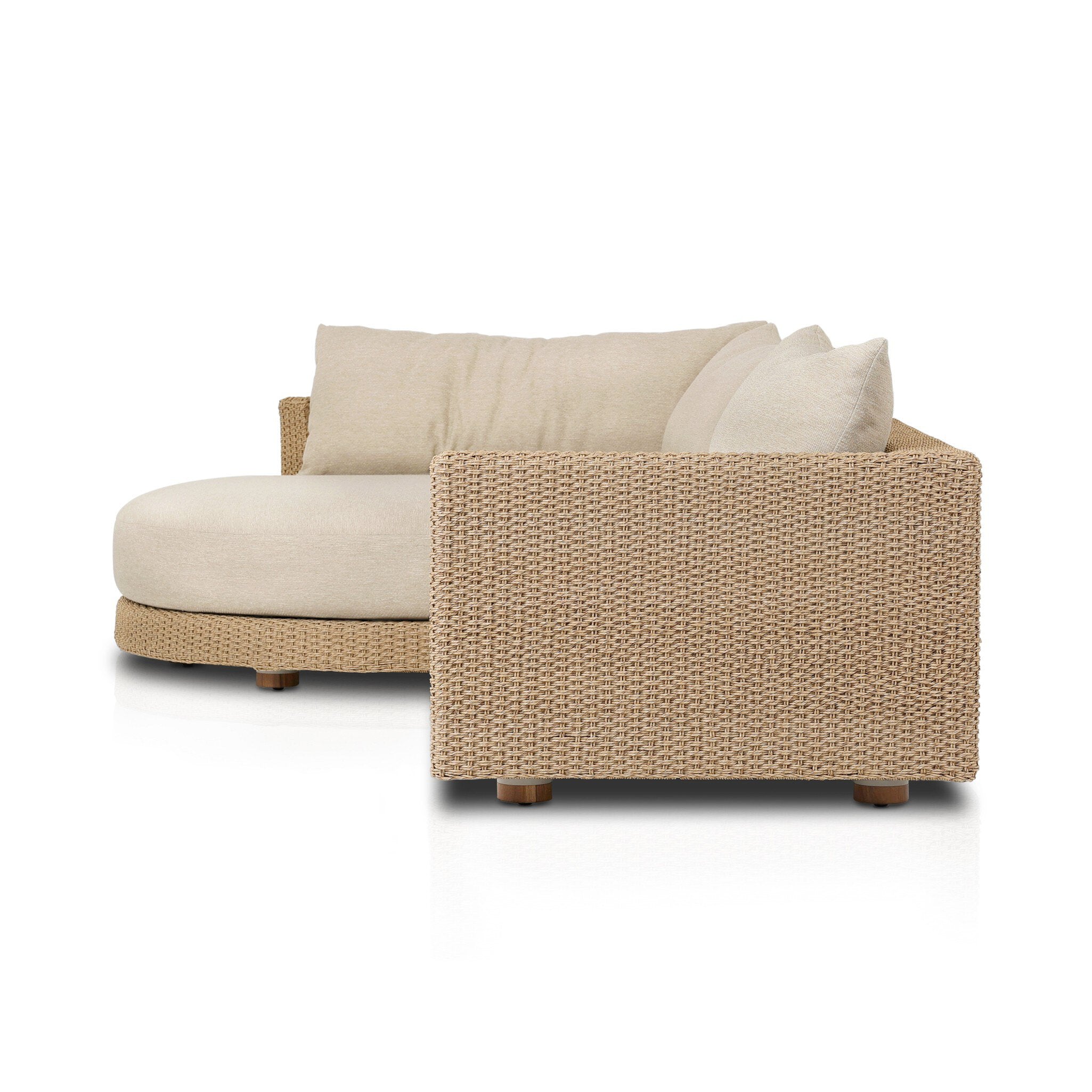 Sylvan Outdoor 2-Piece Sectional with Chaise
