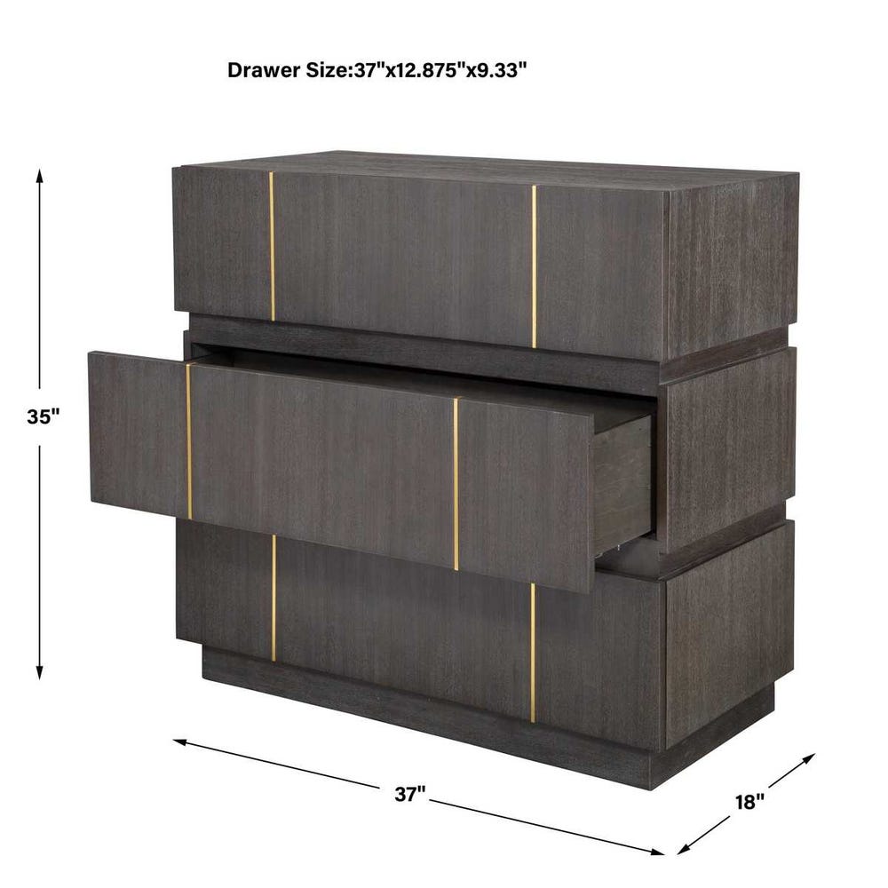 Uttermost Between The Lines Accent Chest