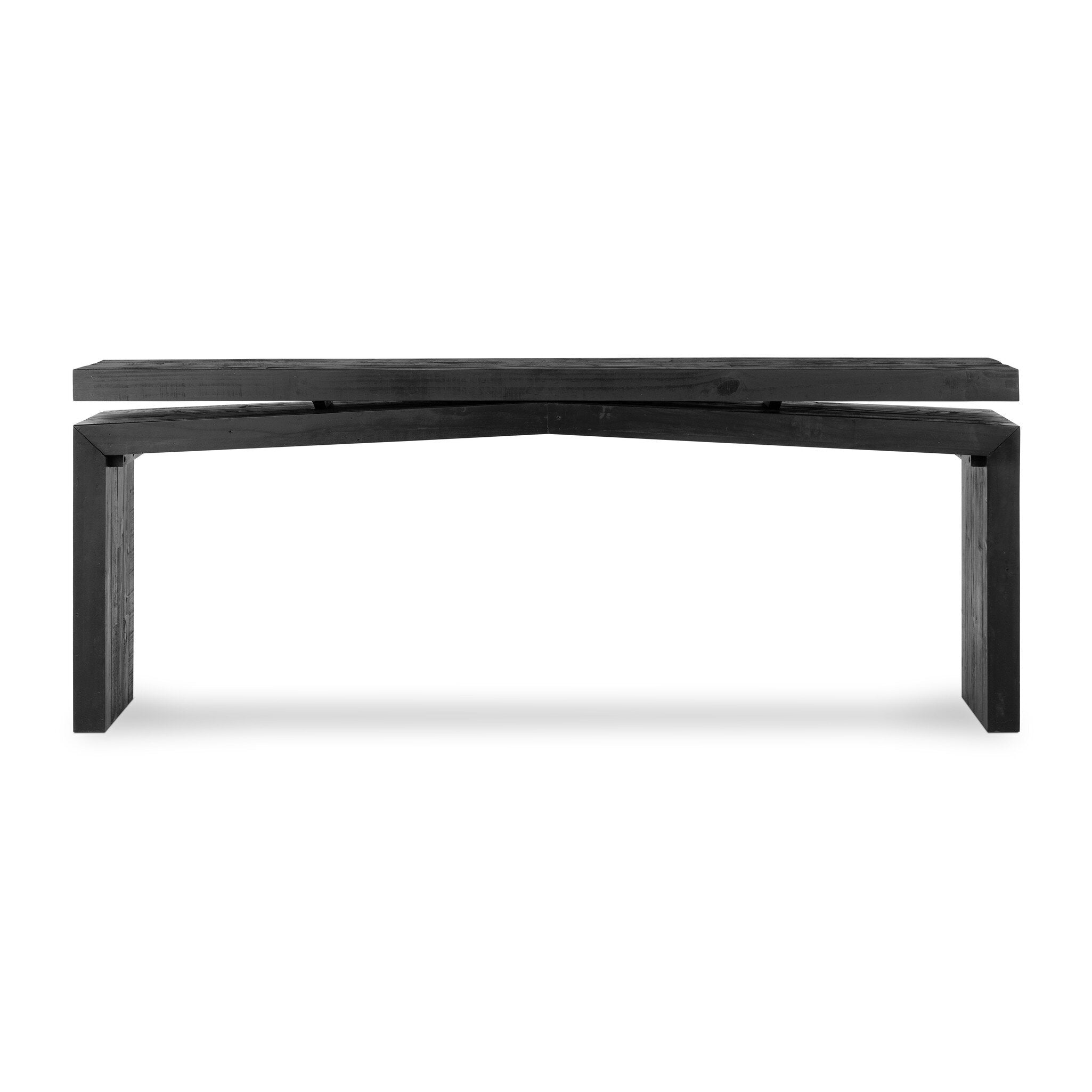 Matthes Large Console Table Console Tables Four Hands Aged Black Pine Console Tables,https://www.oldbonesco.com,Mid Century Furniture, Furniture Sale, Old Bones Co, Mid Century Sale, Four Hands Furniture, Sale,Gus, Sale,Perigold Matthes Large Console Table Console Tables Sale, Perigold Sale Matthes Large Console Table,Matthes Large Console Table Lulu and Georgia,Burke Decor Sale Matthes Large Console Table, open box furniture,Open Box Matthes Large Console Table