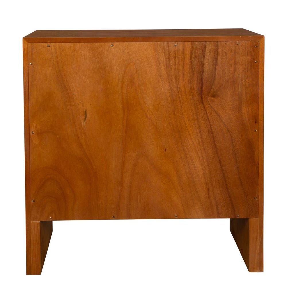 Uttermost Indus 2 Drawer Burl Chest