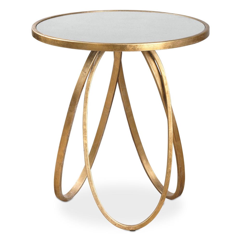 Uttermost Montrez Gold Side Table by Uttermost