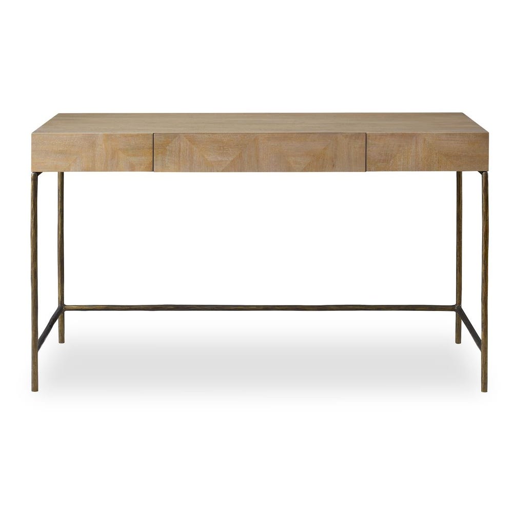 Uttermost Aristotle Natural Wood Modern Desk