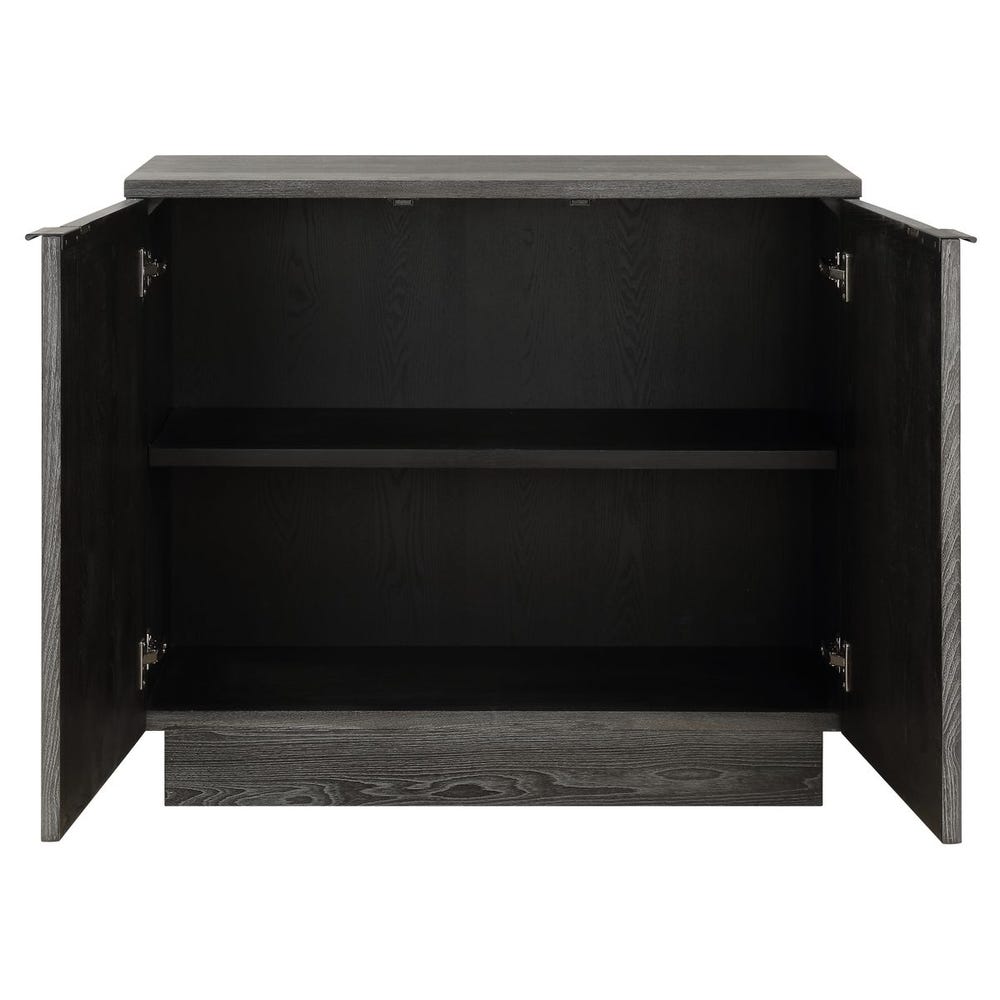 Uttermost Shelby 2 Door Ebony Stained Cabinet