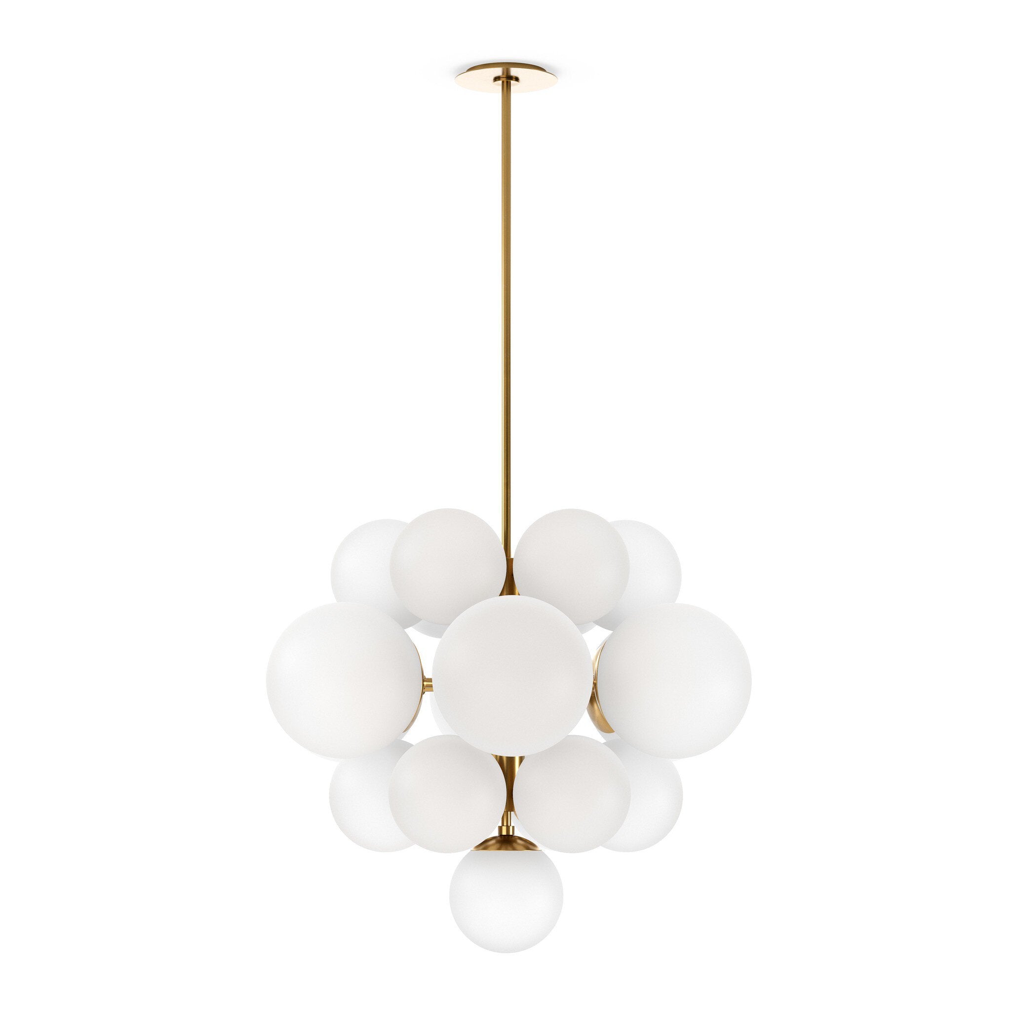 Nova Chandelier - Opal Matte Glass