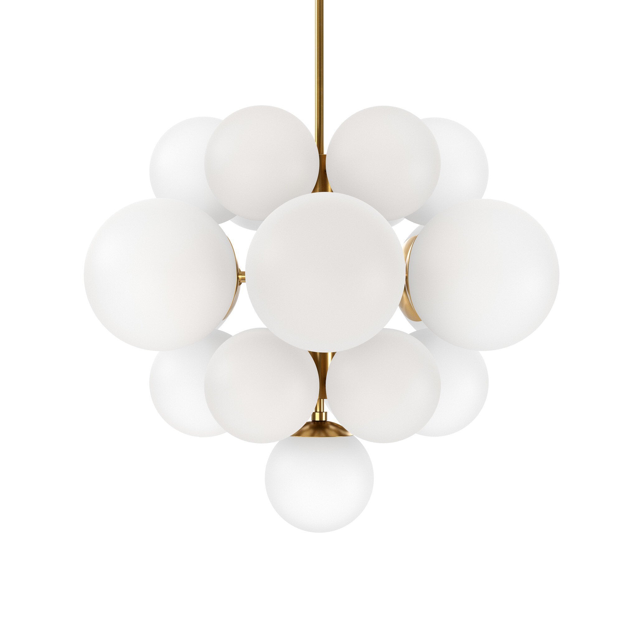 Nova Chandelier - Opal Matte Glass