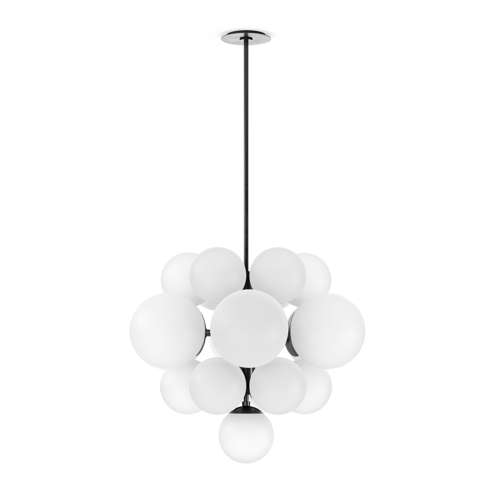 Nova Chandelier - Opal Matte Glass