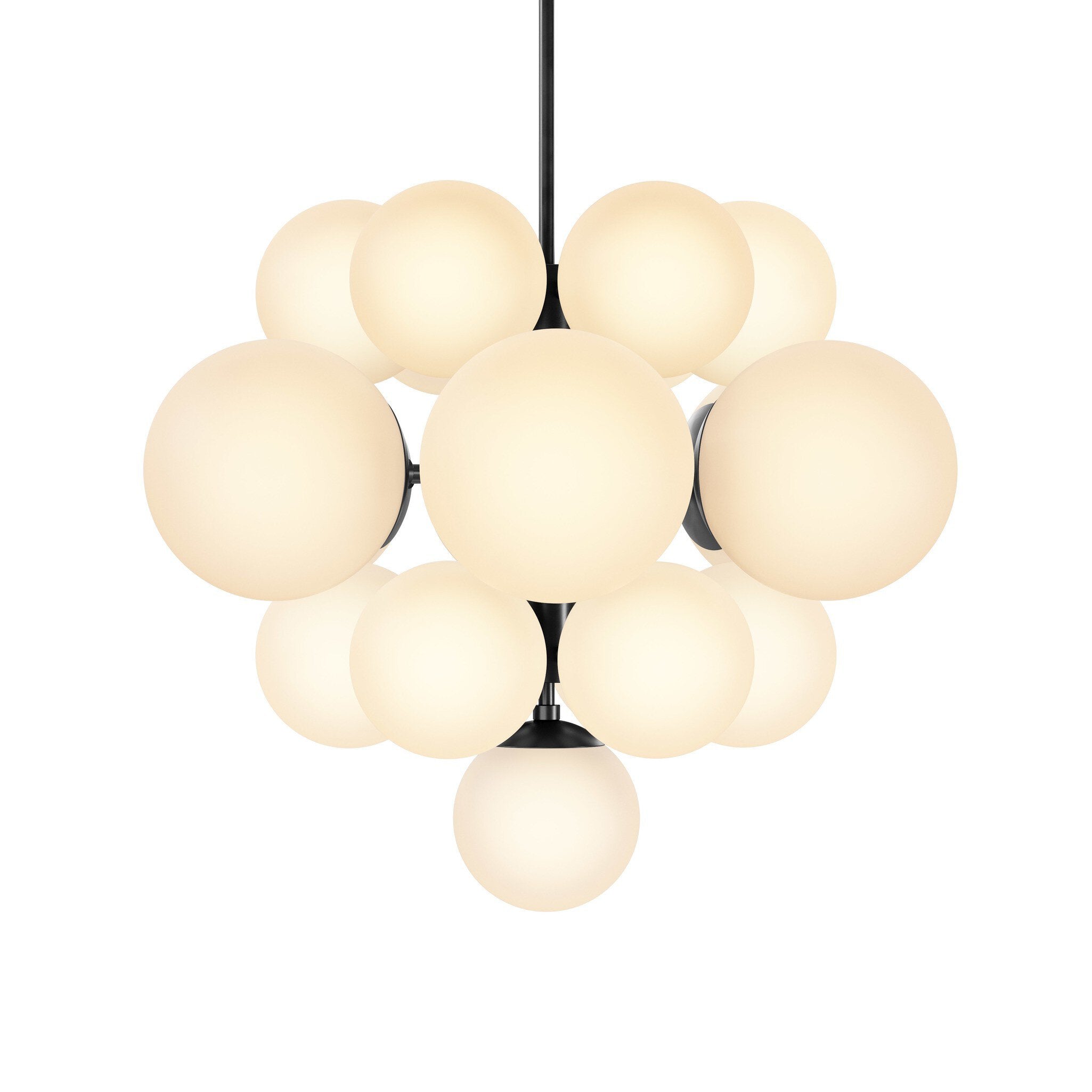 Nova Chandelier - Opal Matte Glass