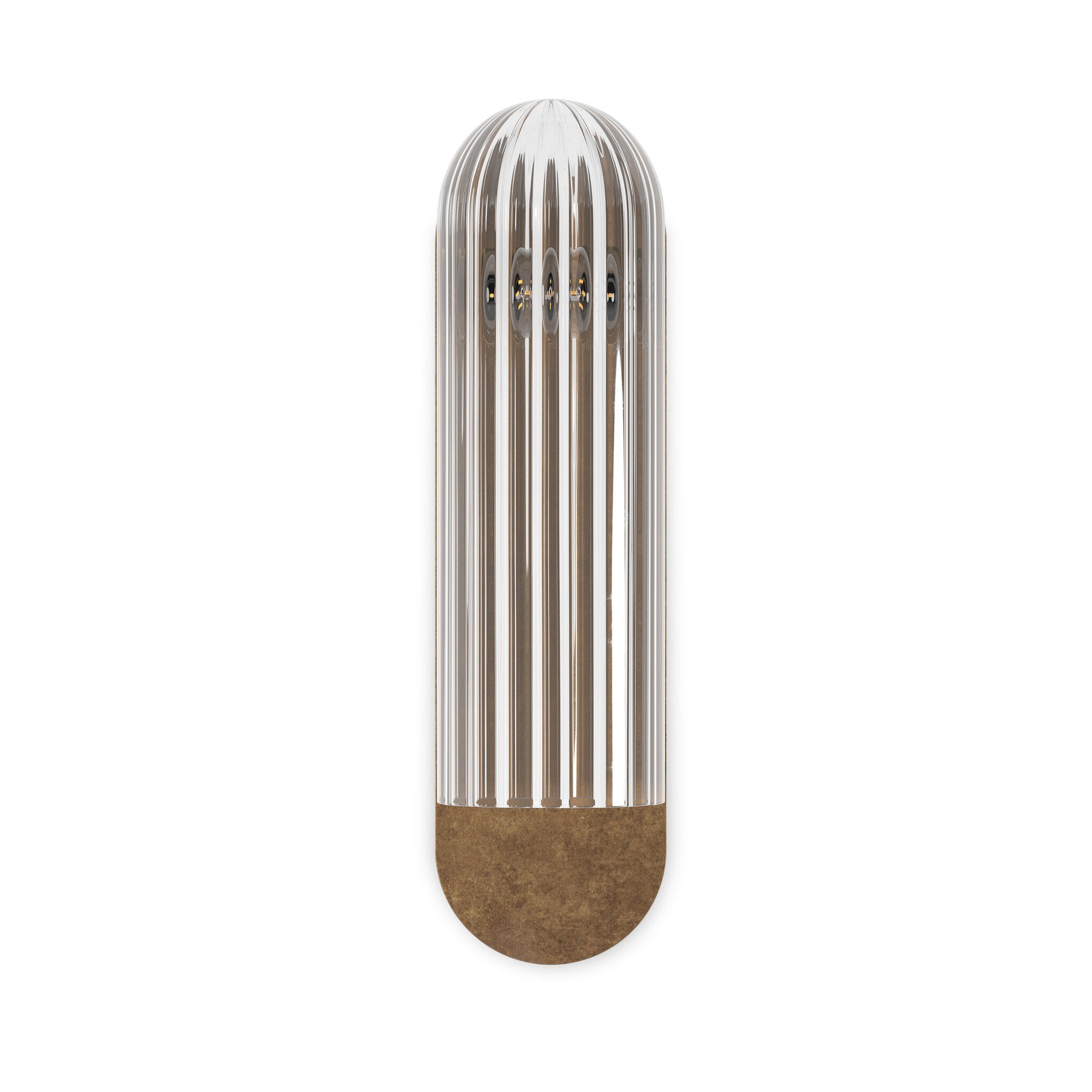 Odyssey Sconce - Clear Ribbon Glass