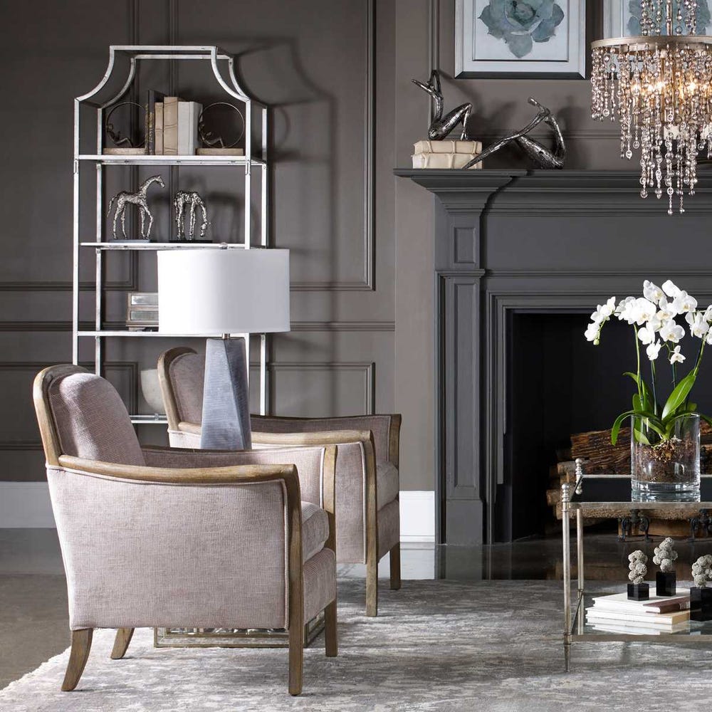 Aurelie Silver Etagere by Uttermost