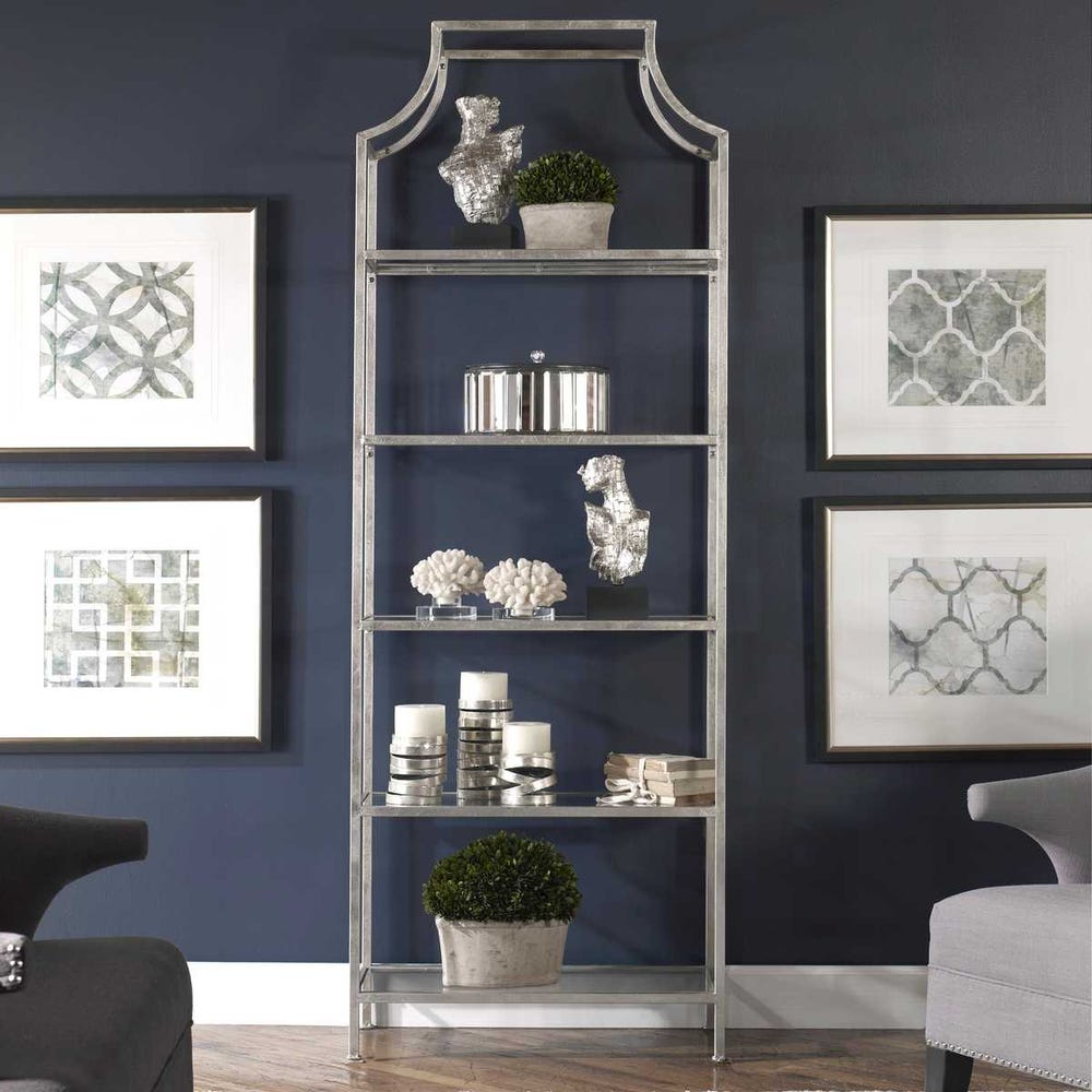 Aurelie Silver Etagere by Uttermost