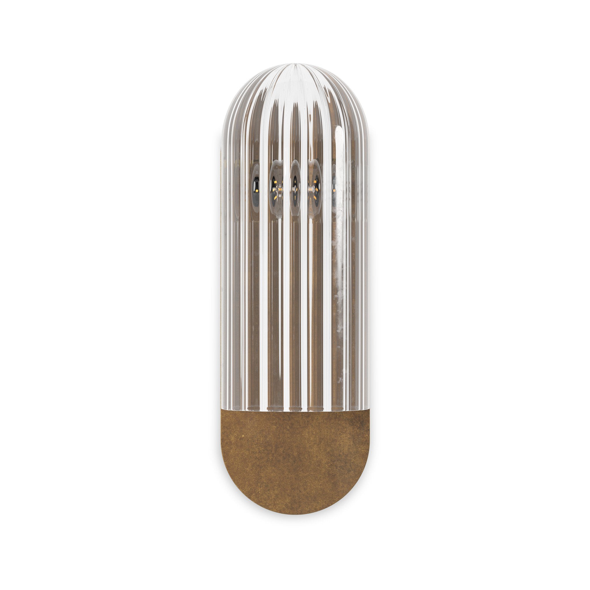 Odyssey Sconce - Clear Ribbon Glass