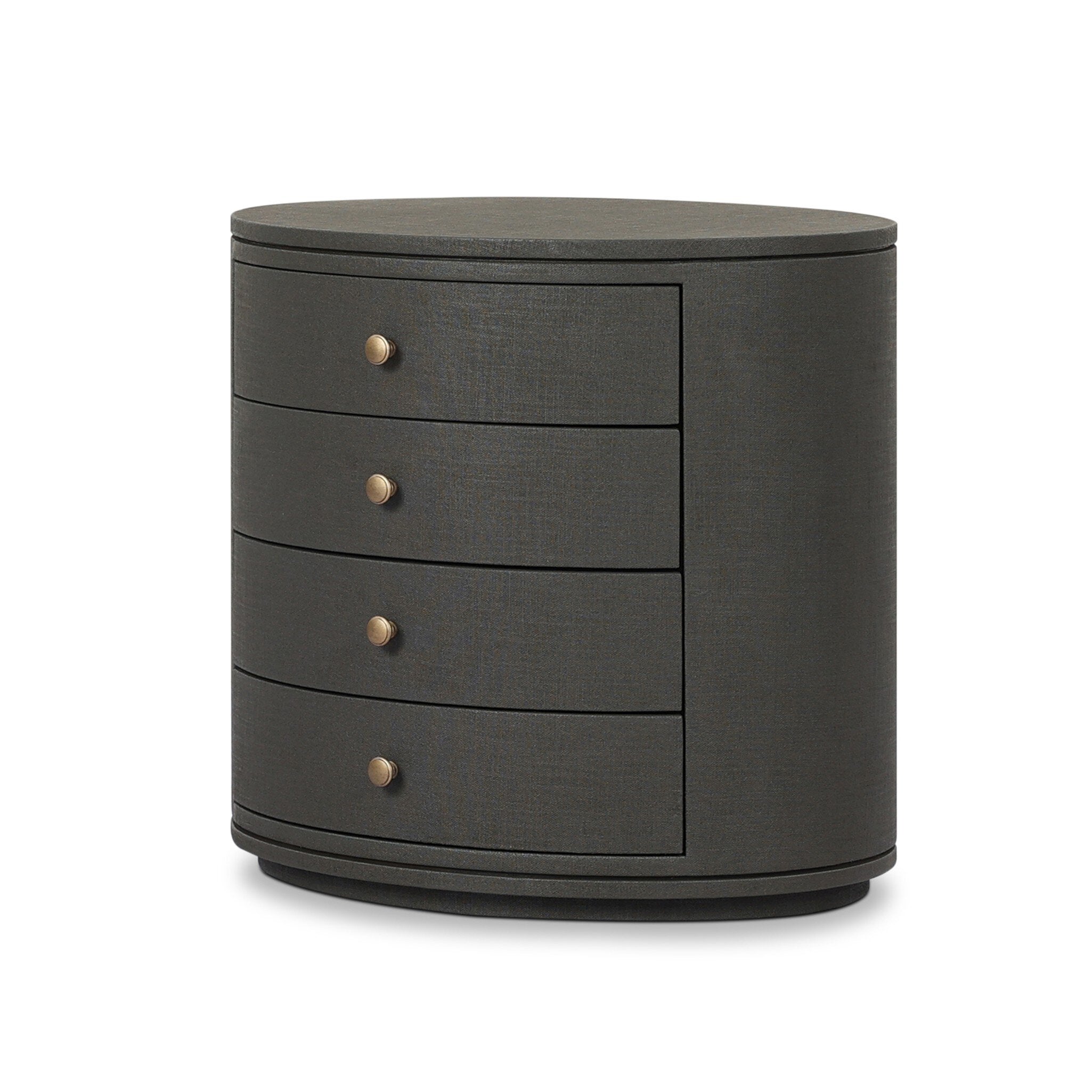 Amelia Oval Nightstand Nightstands Four Hands Dark Green Lacquered Linen , Black Friday Sale Four Hands Furniture Sale, Old Bones Co, Mid Century Furniture Sale, Four Hands Furniture, Black Friday Sale Amelia Oval Nightstand,Gus Sale, Perigold Amelia Oval Nightstand Nightstands Black Friday Sale , Perigold Sale Amelia Oval Nightstand,Amelia Oval Nightstand Lulu and Georgia, Burke Decor Sale Amelia Oval Nightstand, www.oldbonesco.com