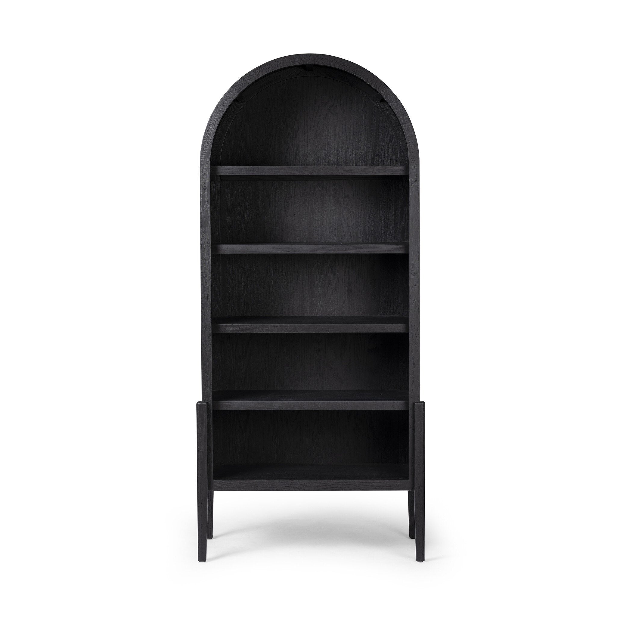 Tolle Bookcase Bookcases Four Hands Drifted Matte Black with Black Veneer Bookcases,https://www.oldbonesco.com,Mid Century Furniture, Furniture Sale, Old Bones Co, Mid Century Sale, Four Hands Furniture, Sale,Gus, Sale,Perigold Tolle Bookcase Bookcases Sale, Perigold Sale Tolle Bookcase,Tolle Bookcase Lulu and Georgia,Burke Decor Sale Tolle Bookcase, open box furniture,Open Box Tolle Bookcase