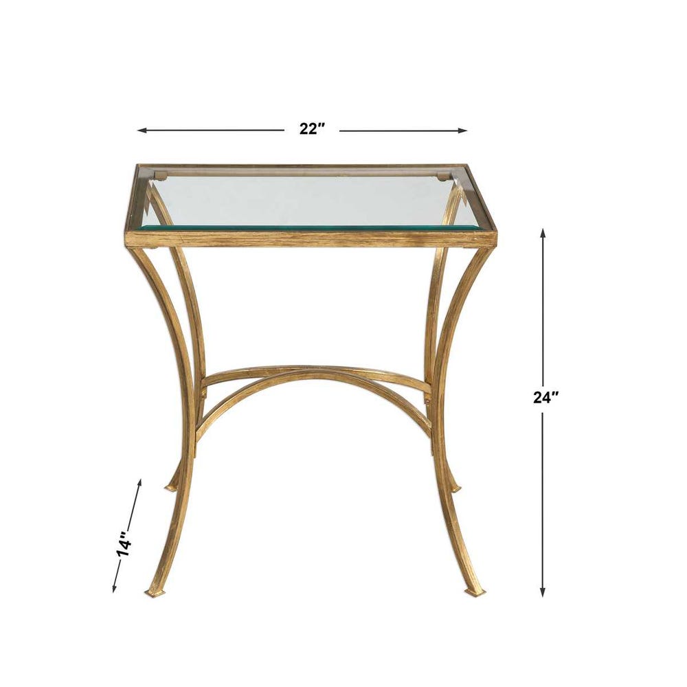 Uttermost Alayna Gold End Table