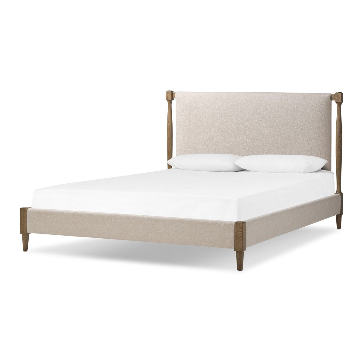 Marty Bed by Four Hands – Crete Sand angled view