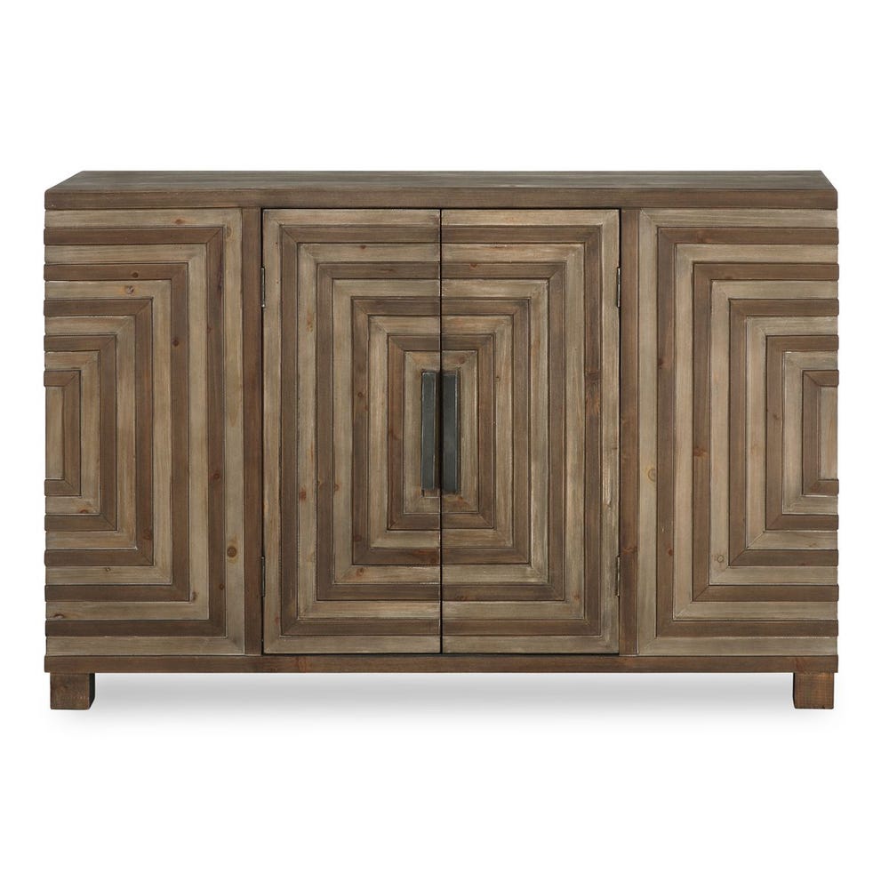 Uttermost Layton Geometric Console Cabinet