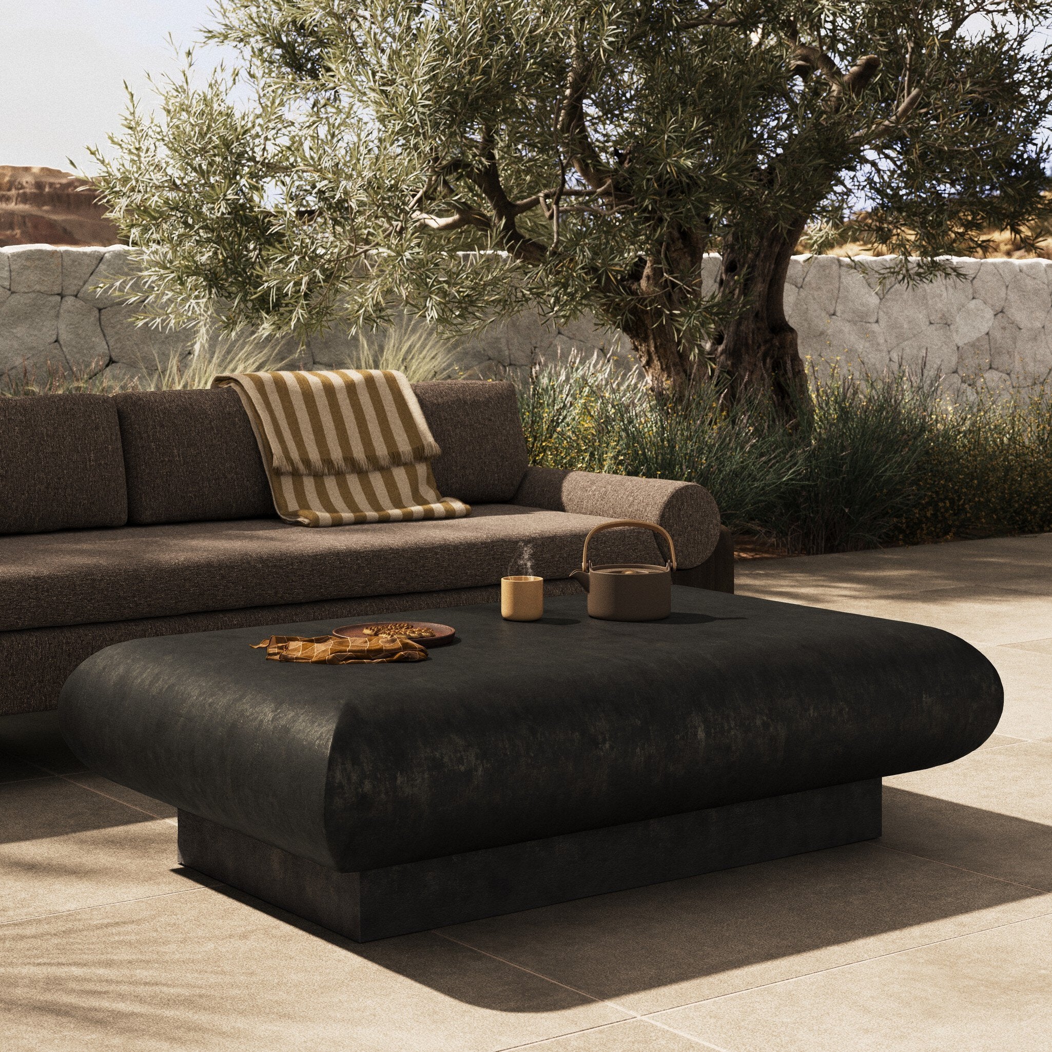 Ambra Outdoor Rectangular Coffee Table