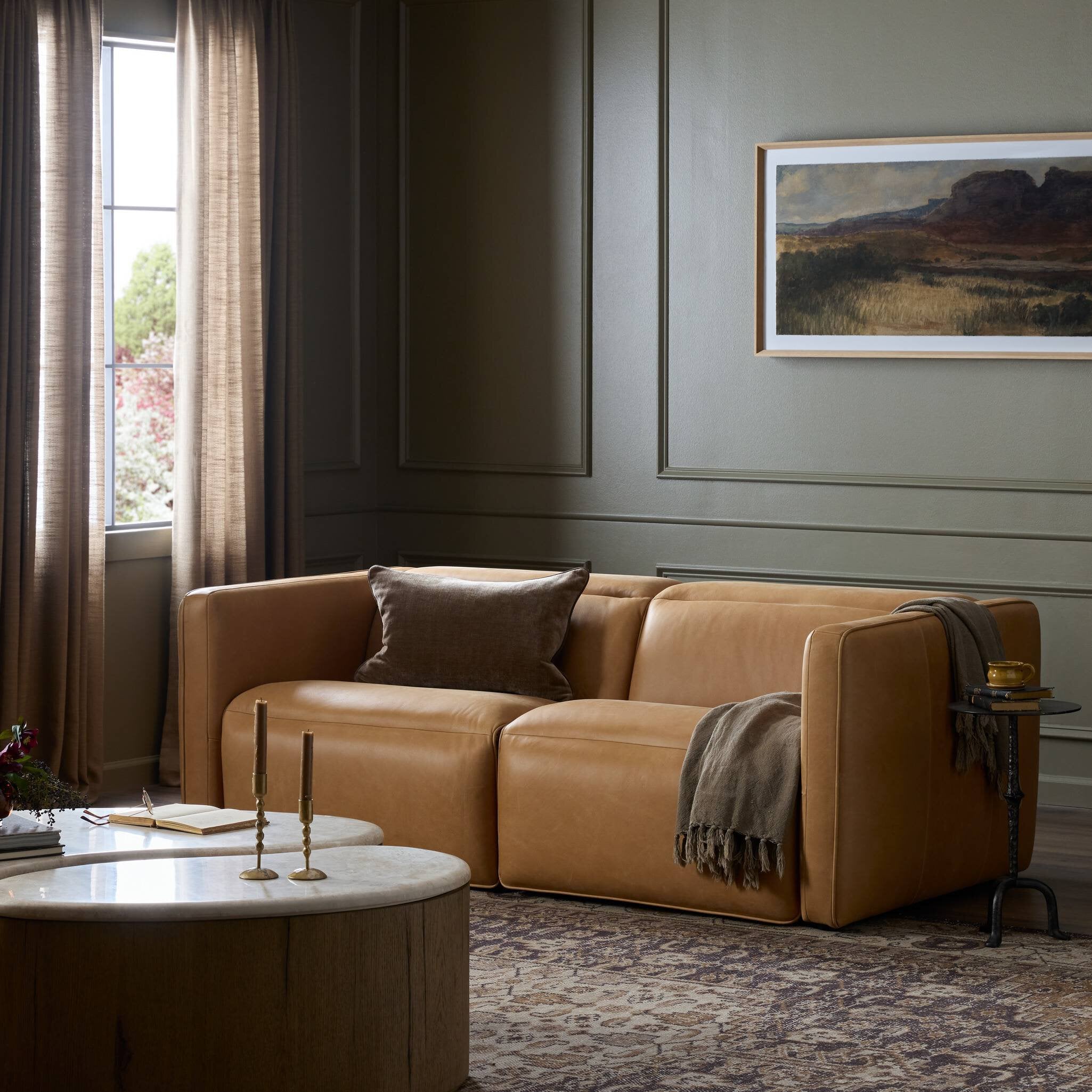 Kenlee 78" Power Recliner 2-Piece Sectional