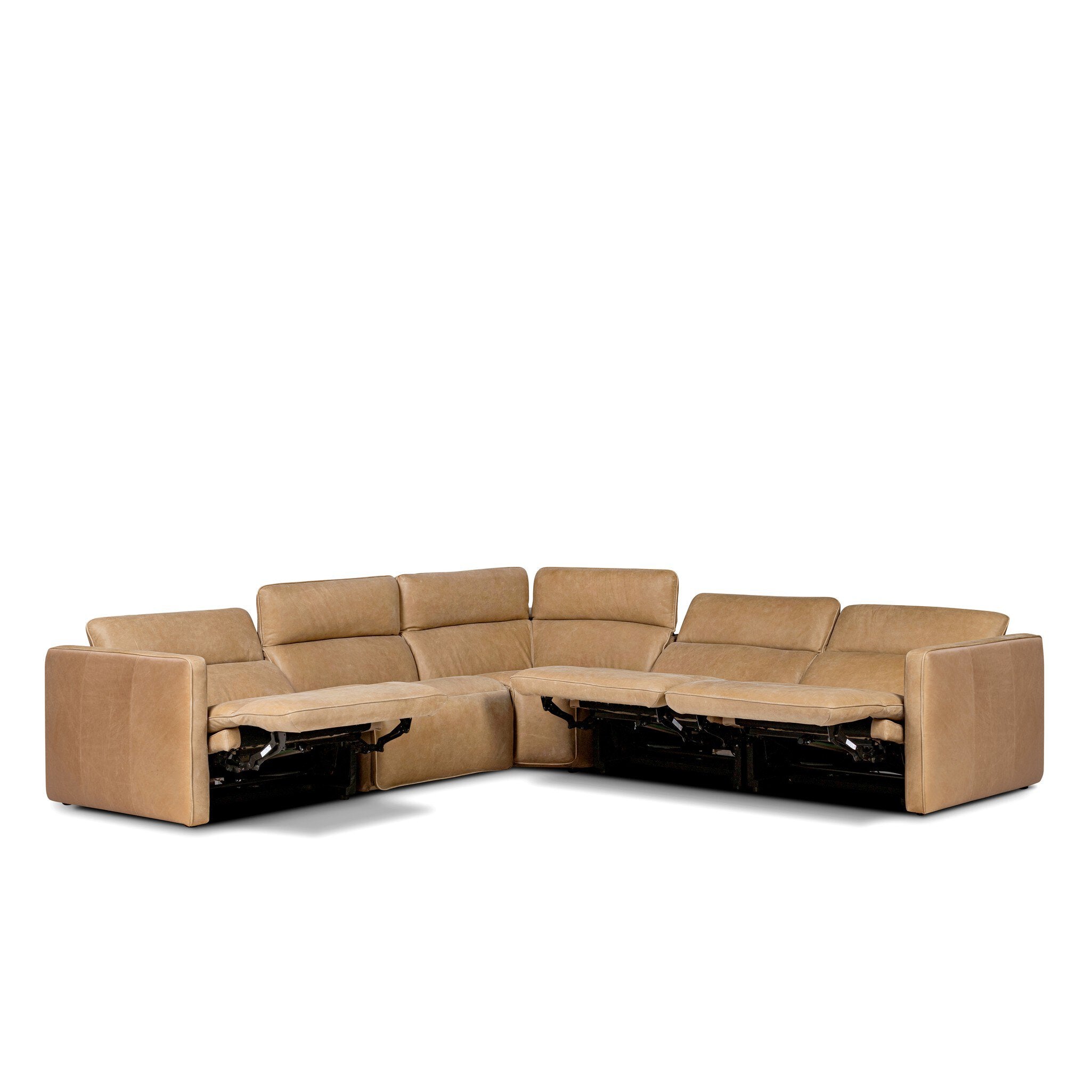 Kenlee Power Recliner 5-Piece Sectional