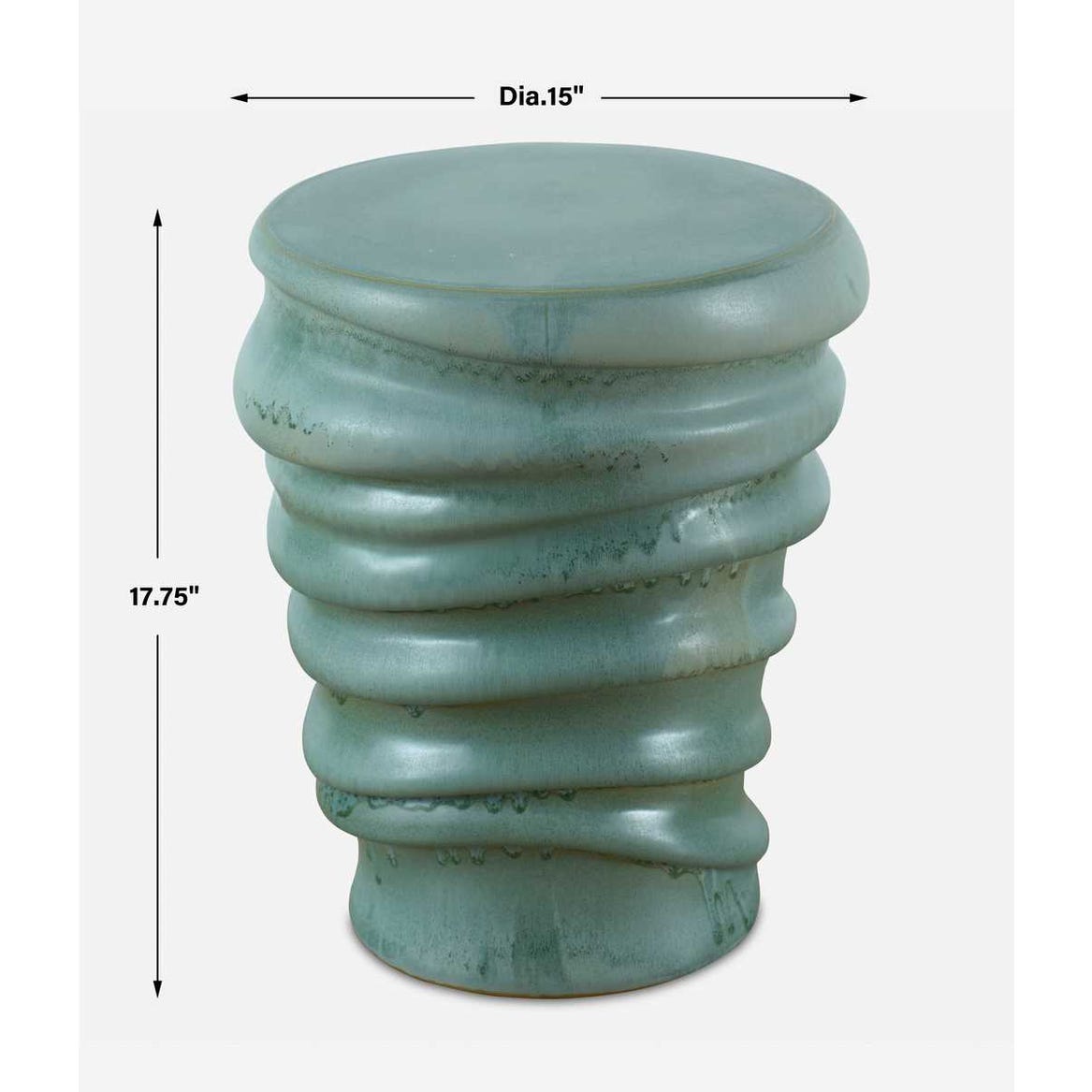 Uttermost Skye Modern Garden Stool