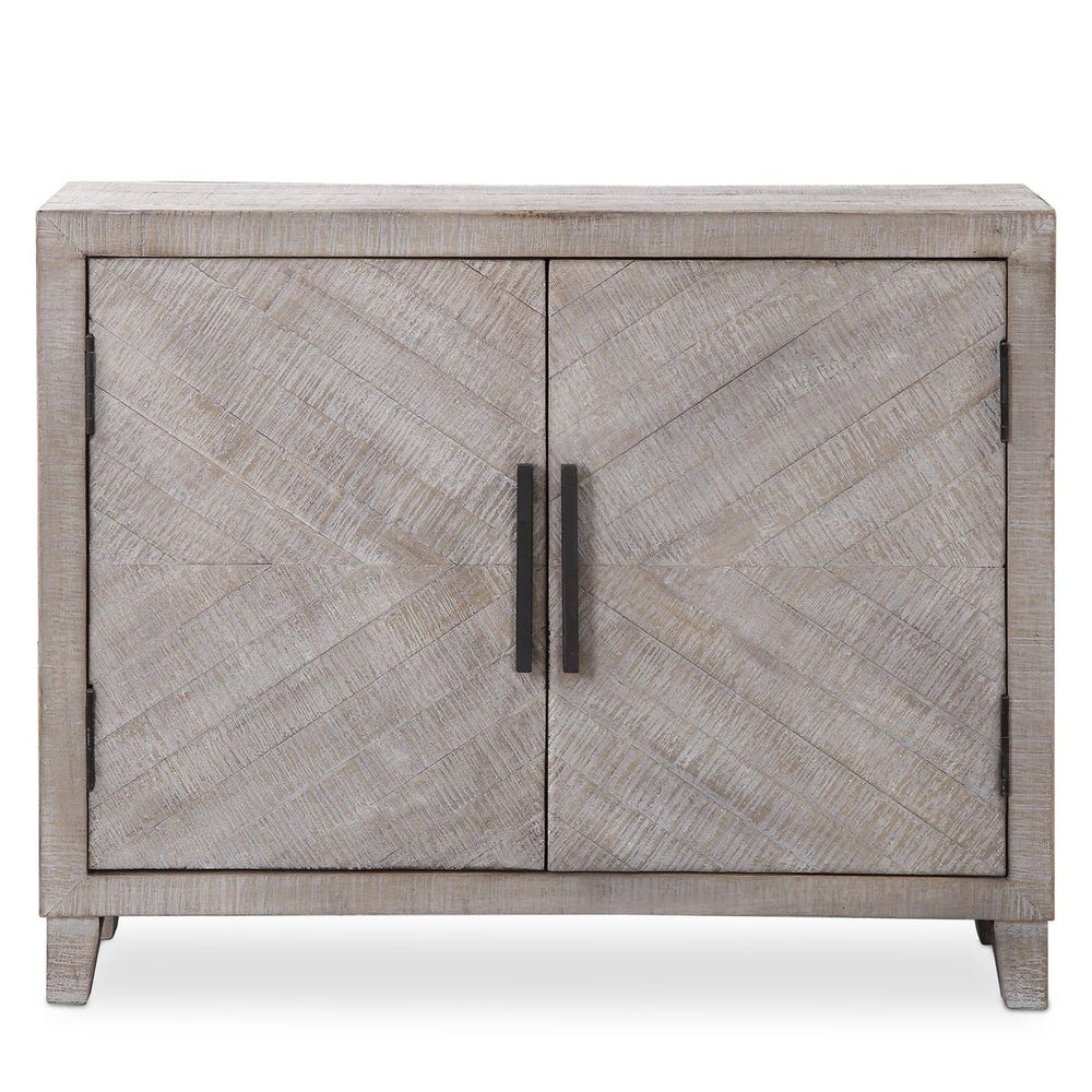 Uttermost Adalind White Washed Accent Cabinet
