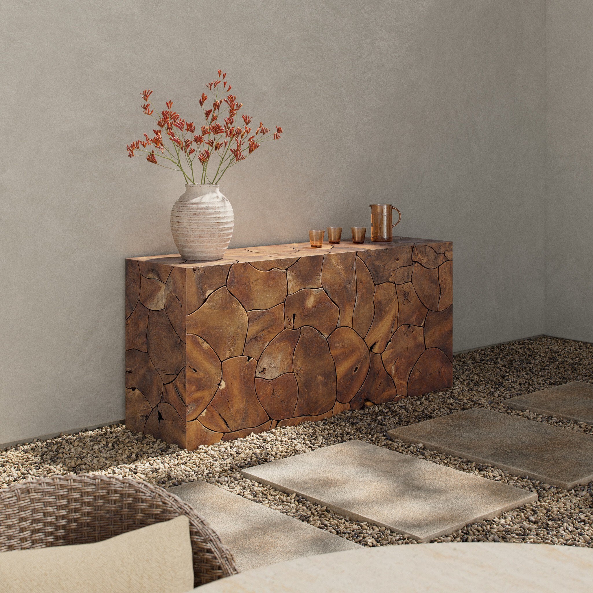 Tomlin Outdoor Console Table